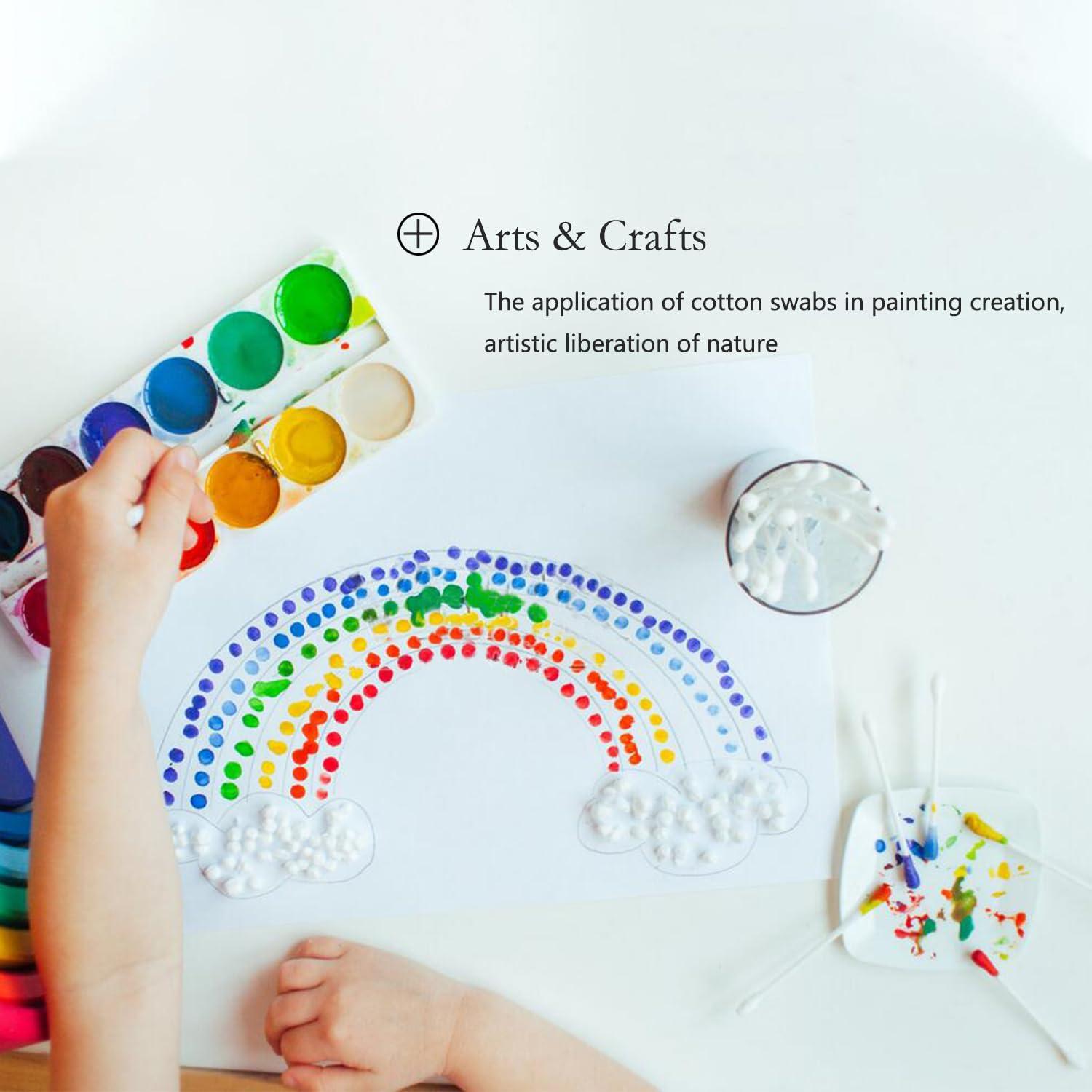 Hisopos de Algodón SUIZWMOU 1000 Piezas Doble Punta