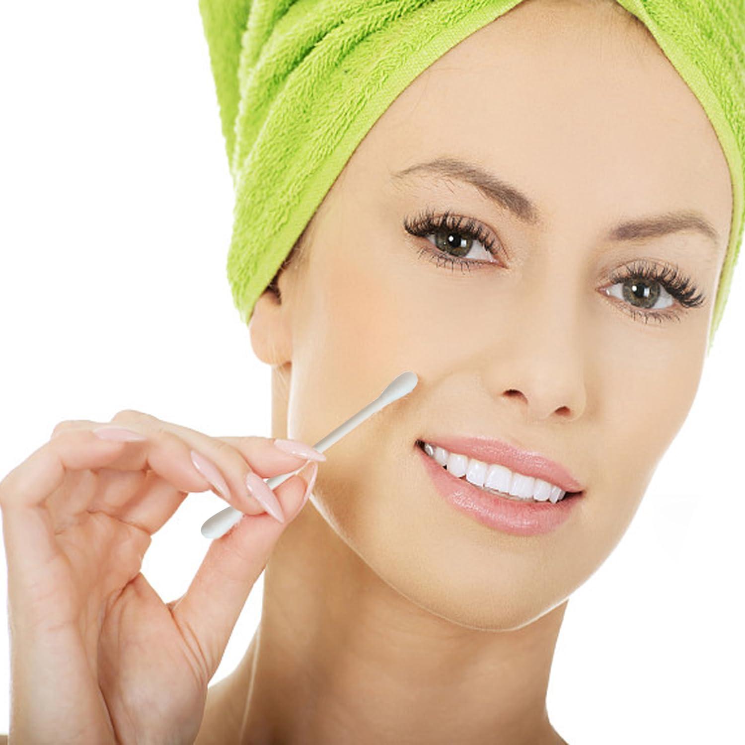 Hisopos de Algodón SUIZWMOU 1000 Piezas Doble Punta