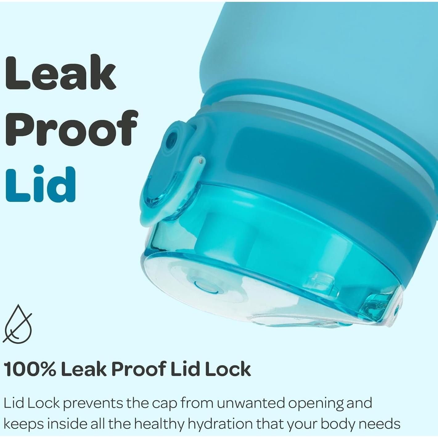 Botella de Agua Reutilizable Hydracy 500ml con Marcador de Tiempo