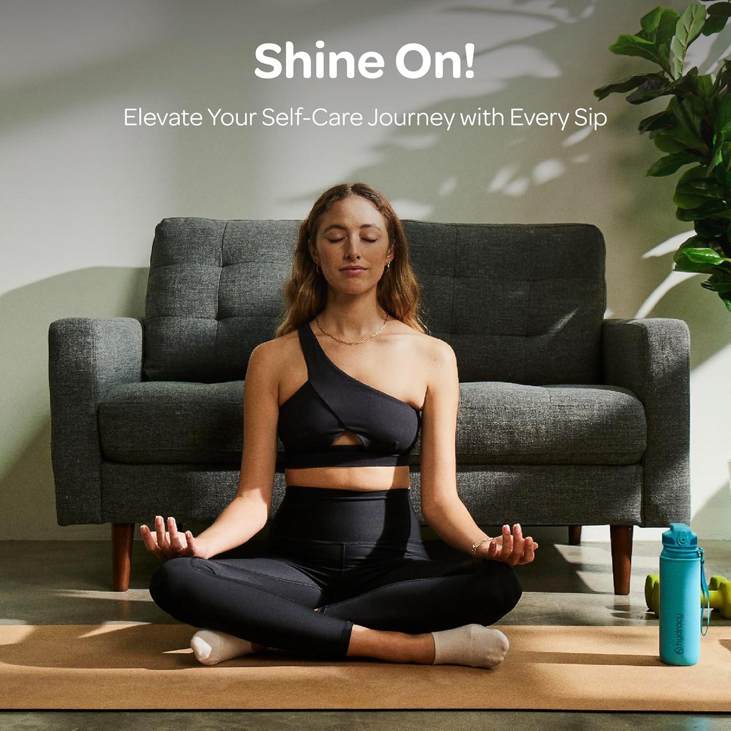 Botella de Agua Reutilizable Hydracy 500ml con Marcador de Tiempo