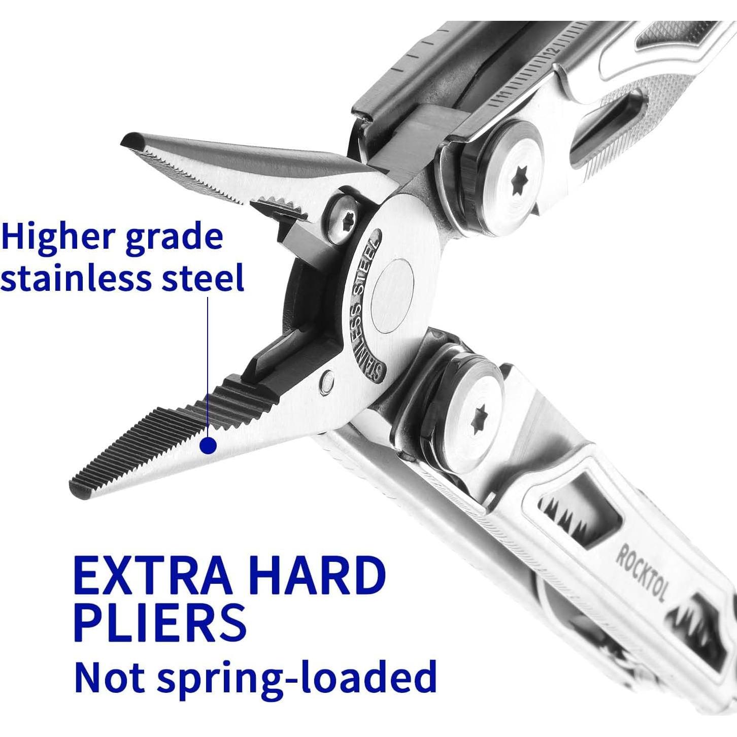 Multiherramienta ROCKTOL 22 en 1 con alicates y cuchillo