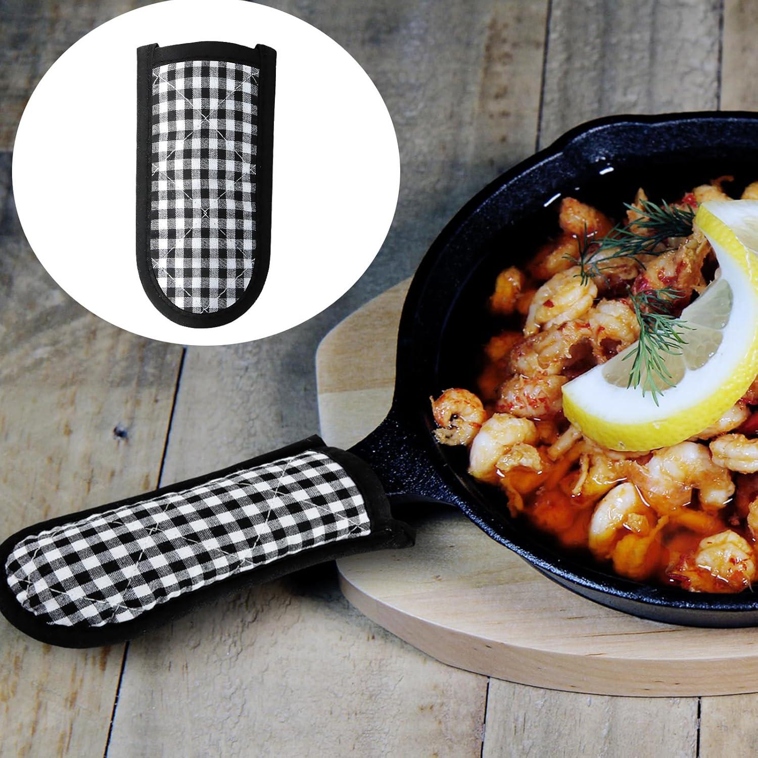 Patelai 4 Pcs Mangos de Sartenes Resistentes al Calor Algodón