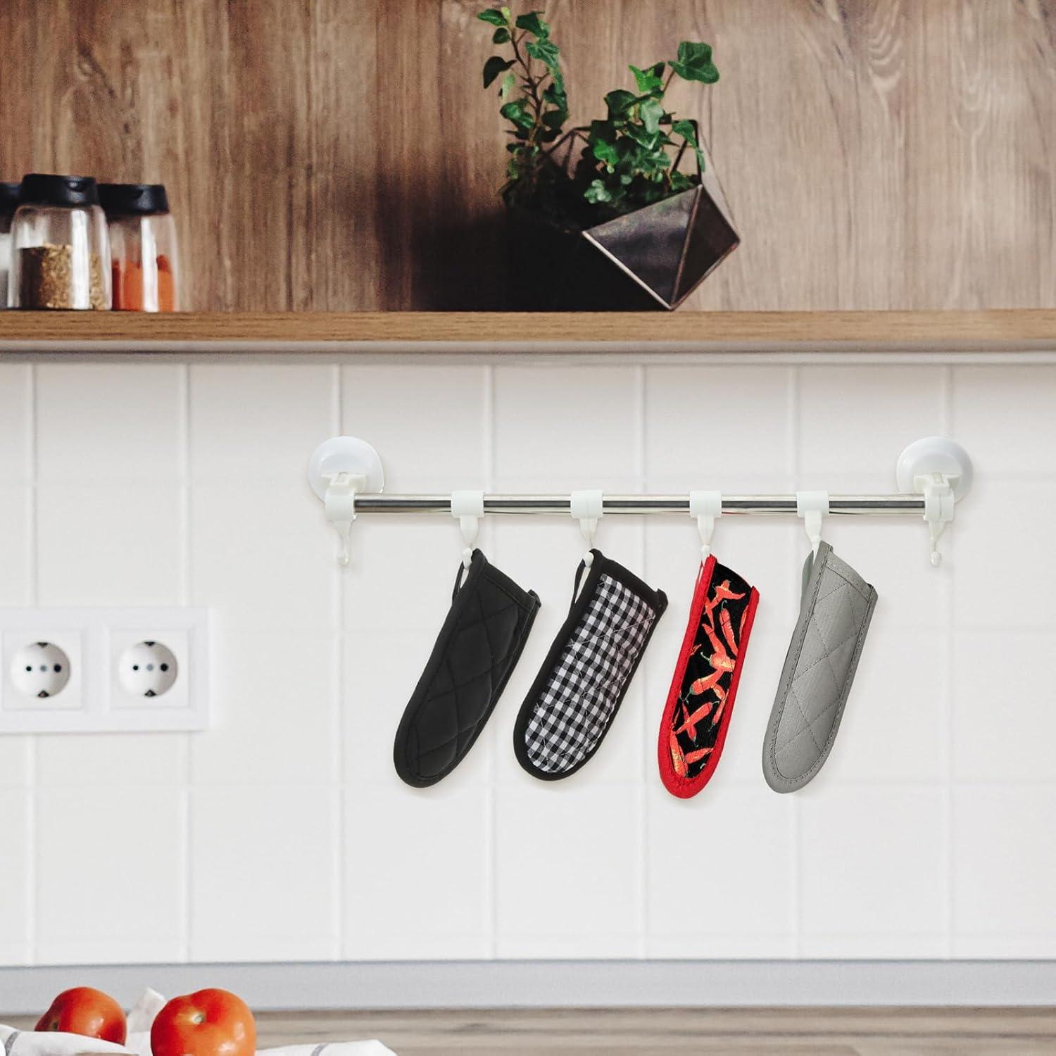 Patelai 4 Pcs Mangos de Sartenes Resistentes al Calor Algodón