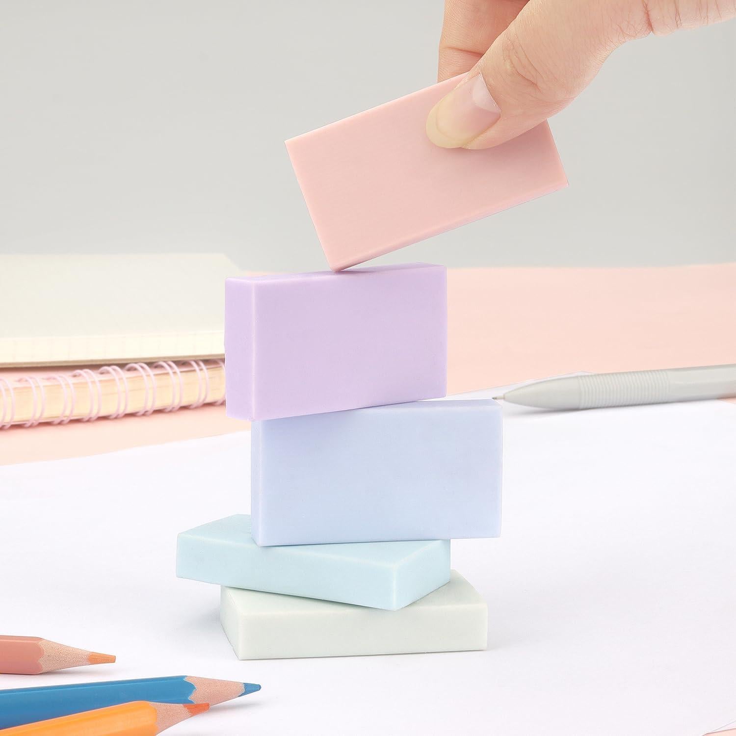 Borradores de Lápiz Tamaki - Set de 5 Colores Pastel