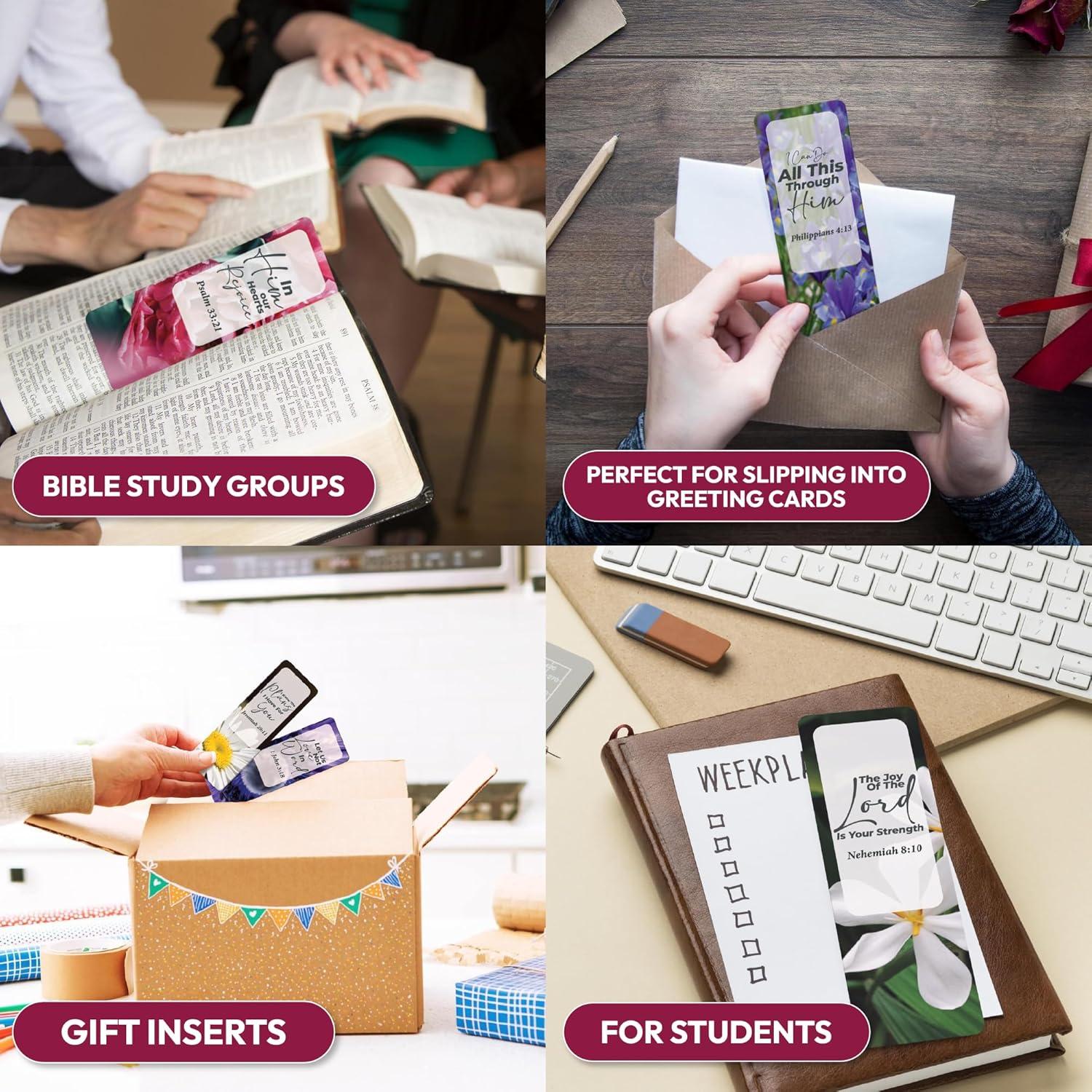 Paquete de 96 Marcadores Cristianos Only Zest - Versículos Bíblicos