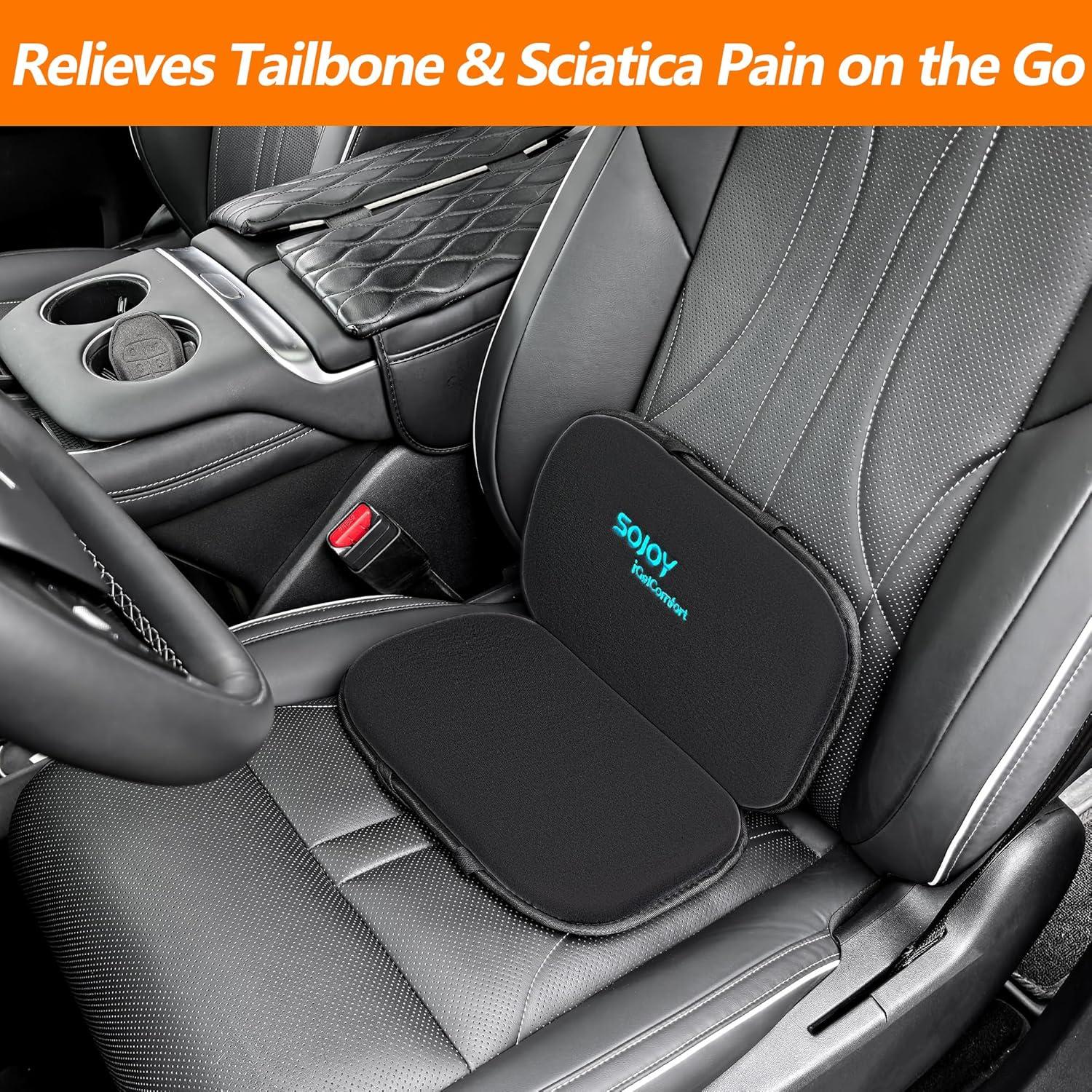 Cojín de Asiento Plegable Sojoy de Gel y Espuma de Memoria