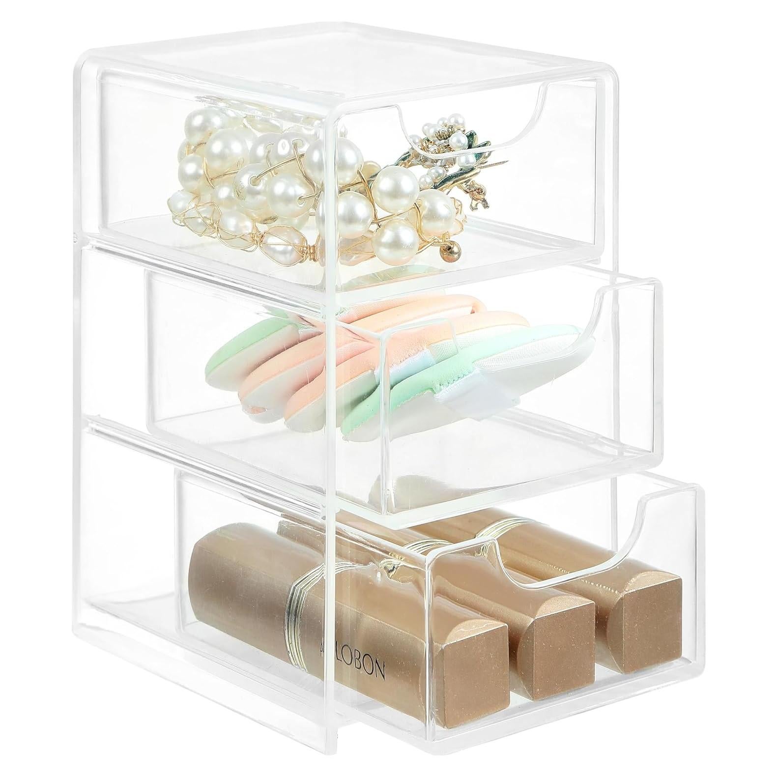 Organizador de Cajones Mini Imakmasion 3 Cajones Transparente