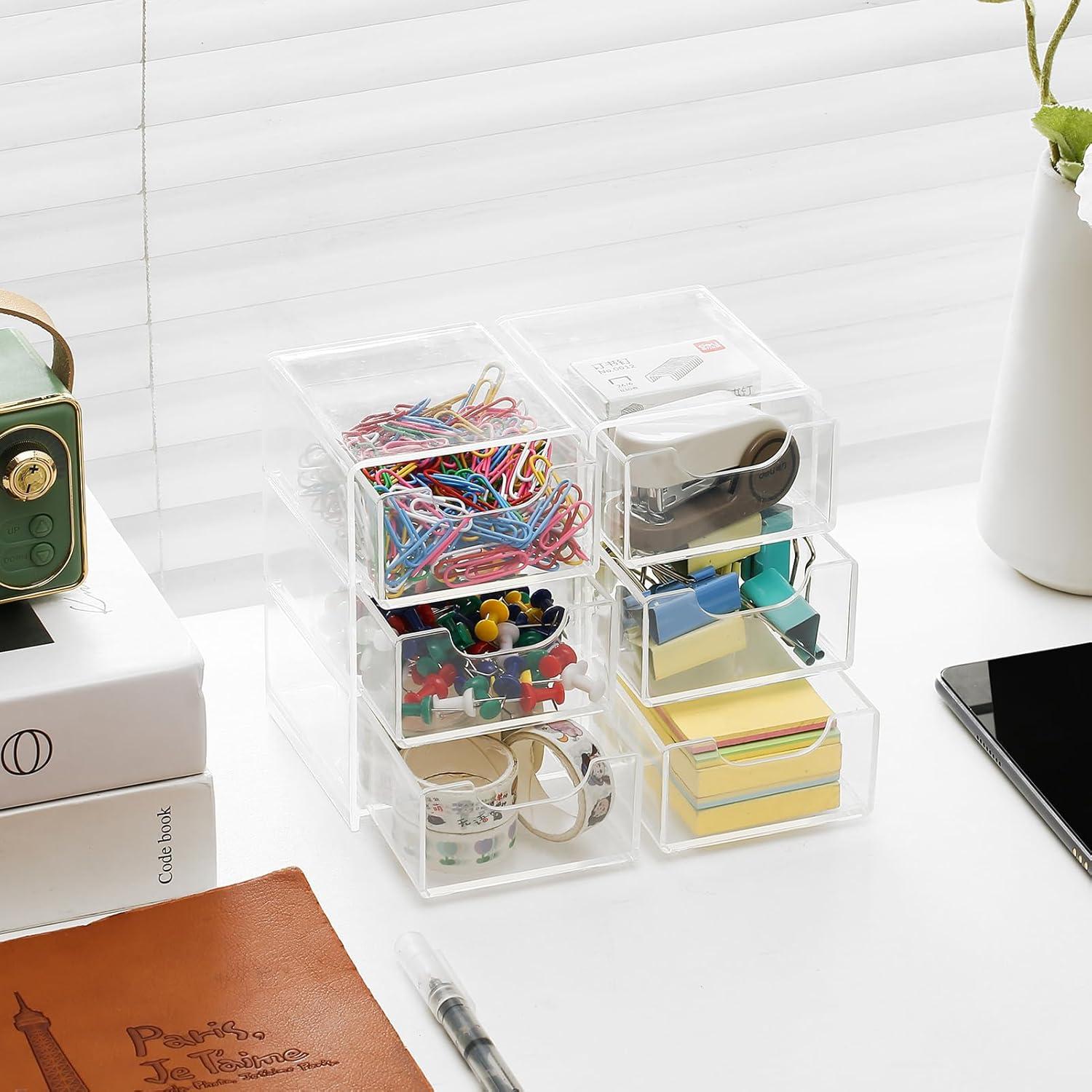 Organizador de Cajones Mini Imakmasion 3 Cajones Transparente