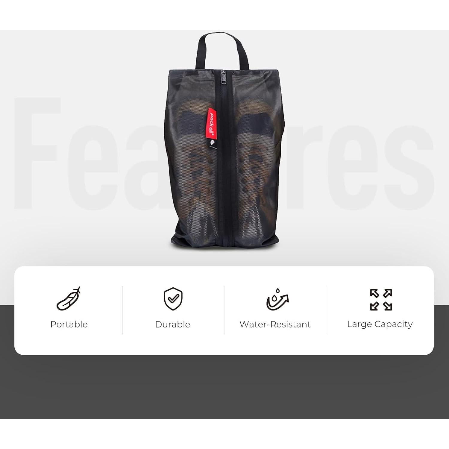 Bolsa de Zapatos Pack All Resistente al Agua 40x22x5.5 cm