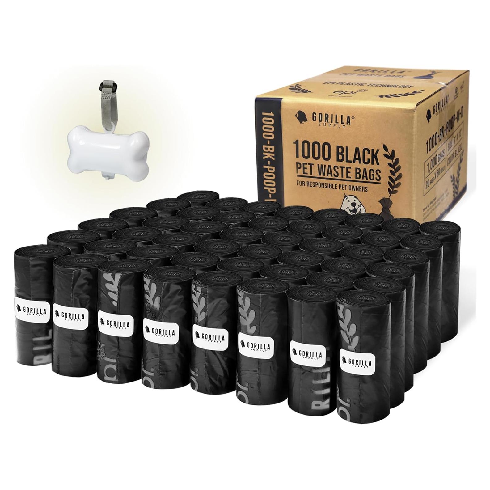 Bolsas de Basura para Perros Gorilla Supply 1000 Unidades 23x33cm