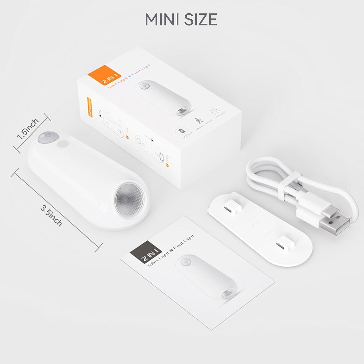 Luz de Inodoro LED VEEKI con Sensor de Movimiento 8 Colores