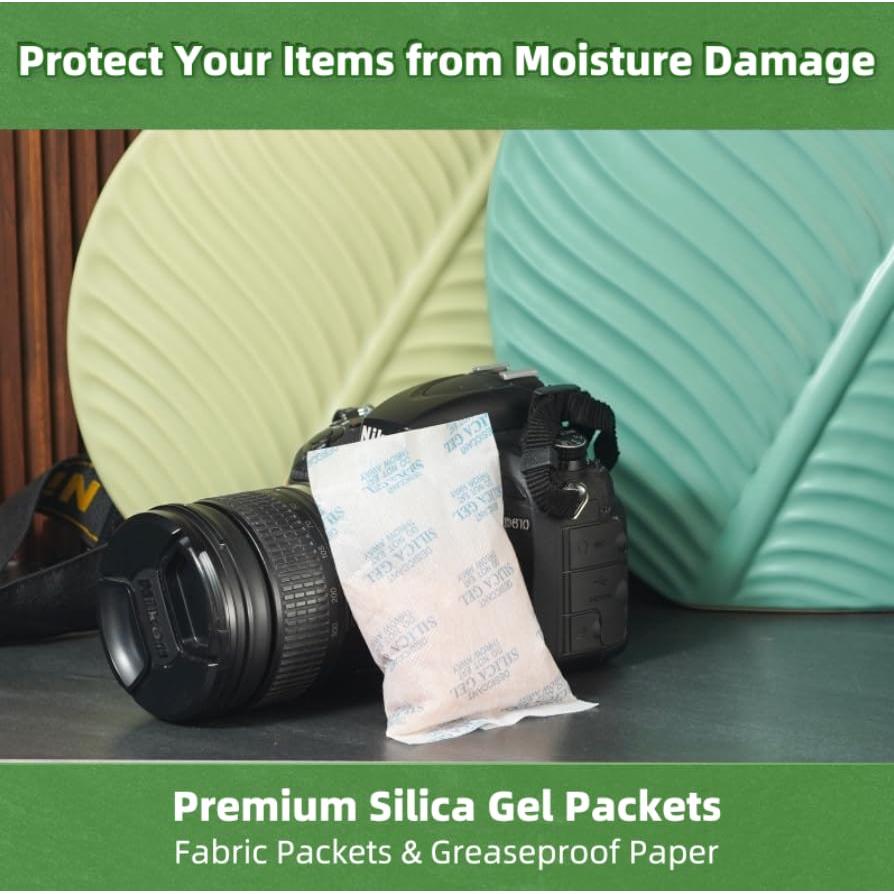 Paquetes de Gel de Sílice ROOMLINE - 10 Pcs 50g Deshidratantes