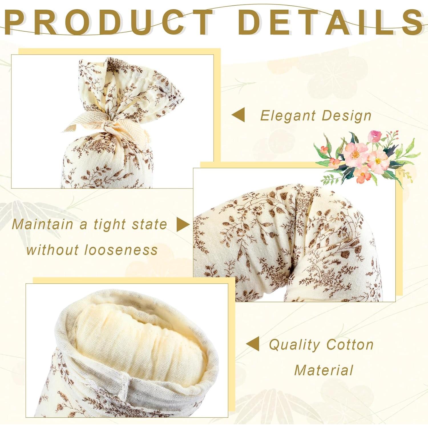 Soportes para Botas con Etiquetas - 2 Pares Algodón Floral