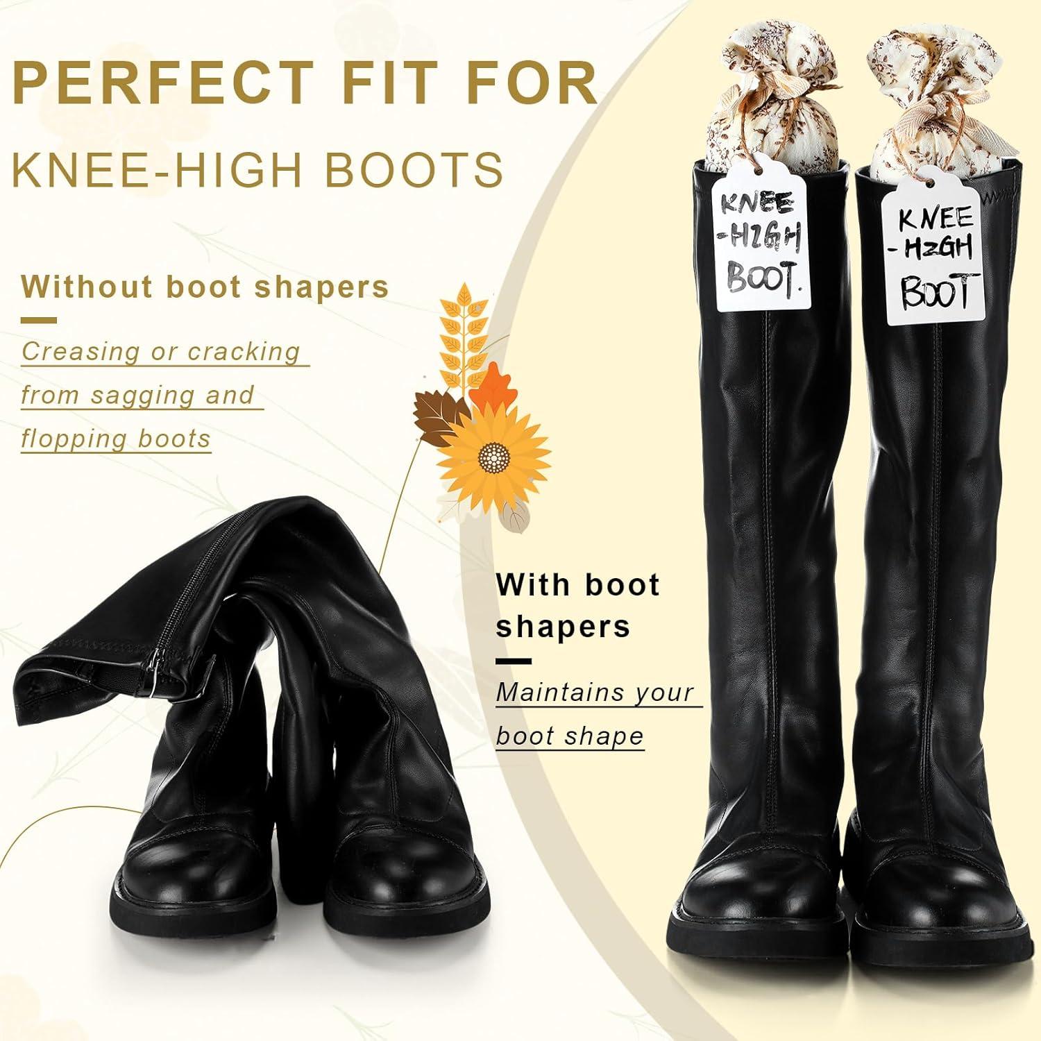 Soportes para Botas con Etiquetas - 2 Pares Algodón Floral