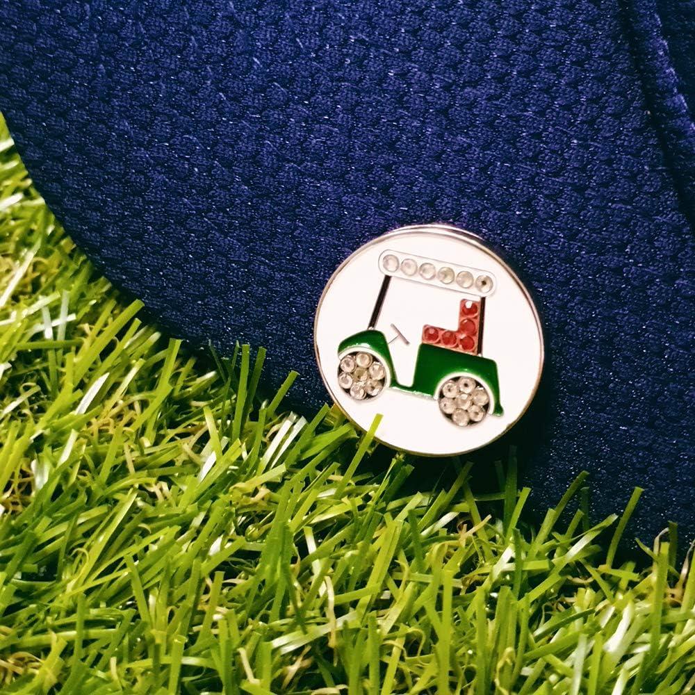 Conjunto de Marcadores de Golf GOLTERS con Clips para Gorra - 4 Piezas