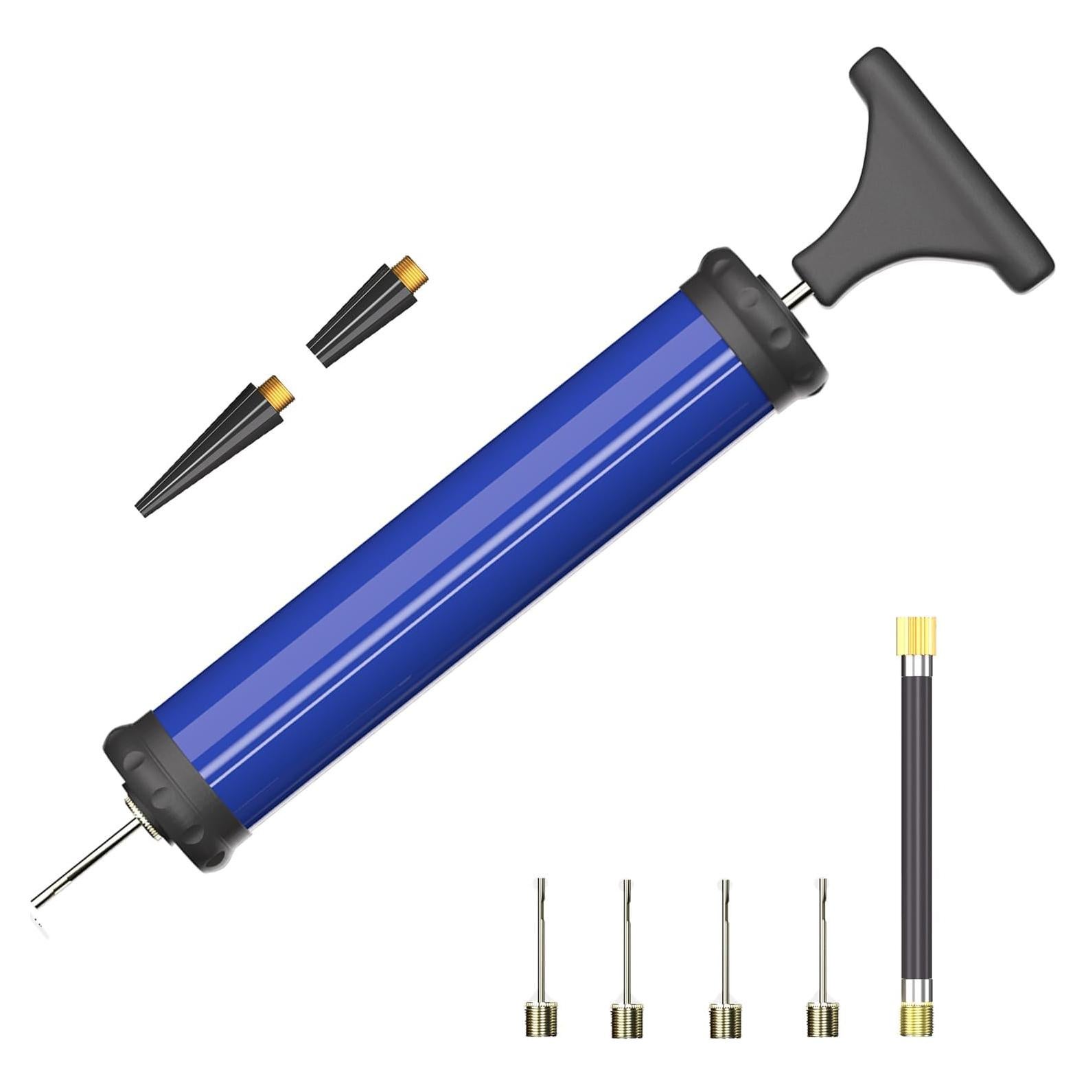 Bomba de Pelotas Portátil DDUO Manual con Agujas y Boquillas