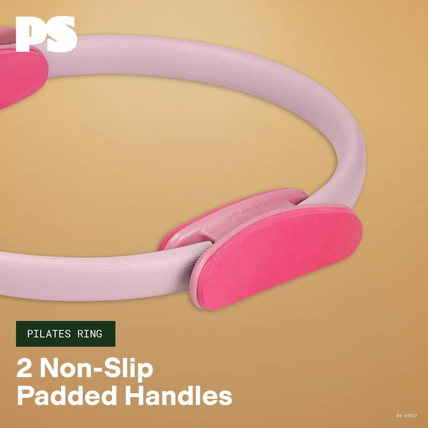 Anillo de Pilates POPSUGAR 38.1 cm Rosa Claro/Baya - Fitness
