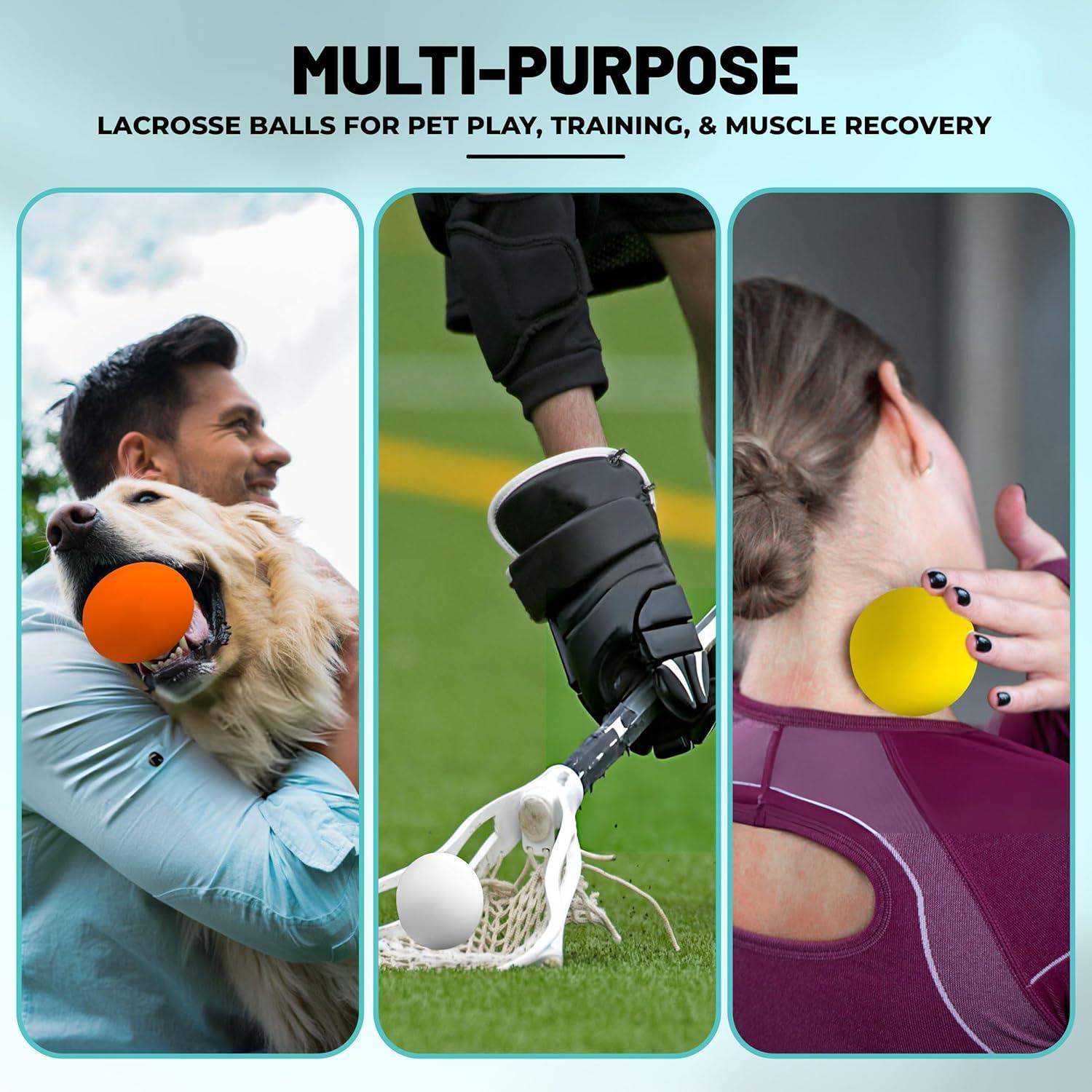Bolas de Lacrosse Luxury Mask - Terapia Muscular y Juguete para Perros