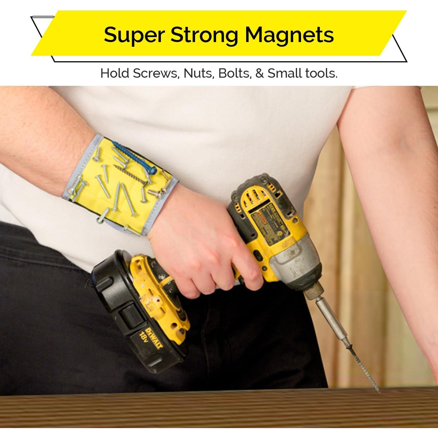 Banda Magnética BYKES Extra Grande para Tornillos y Herramientas