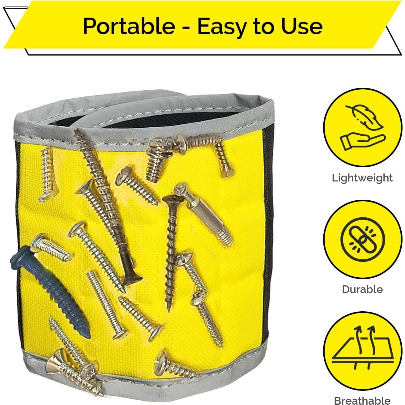 Banda Magnética BYKES Extra Grande para Tornillos y Herramientas