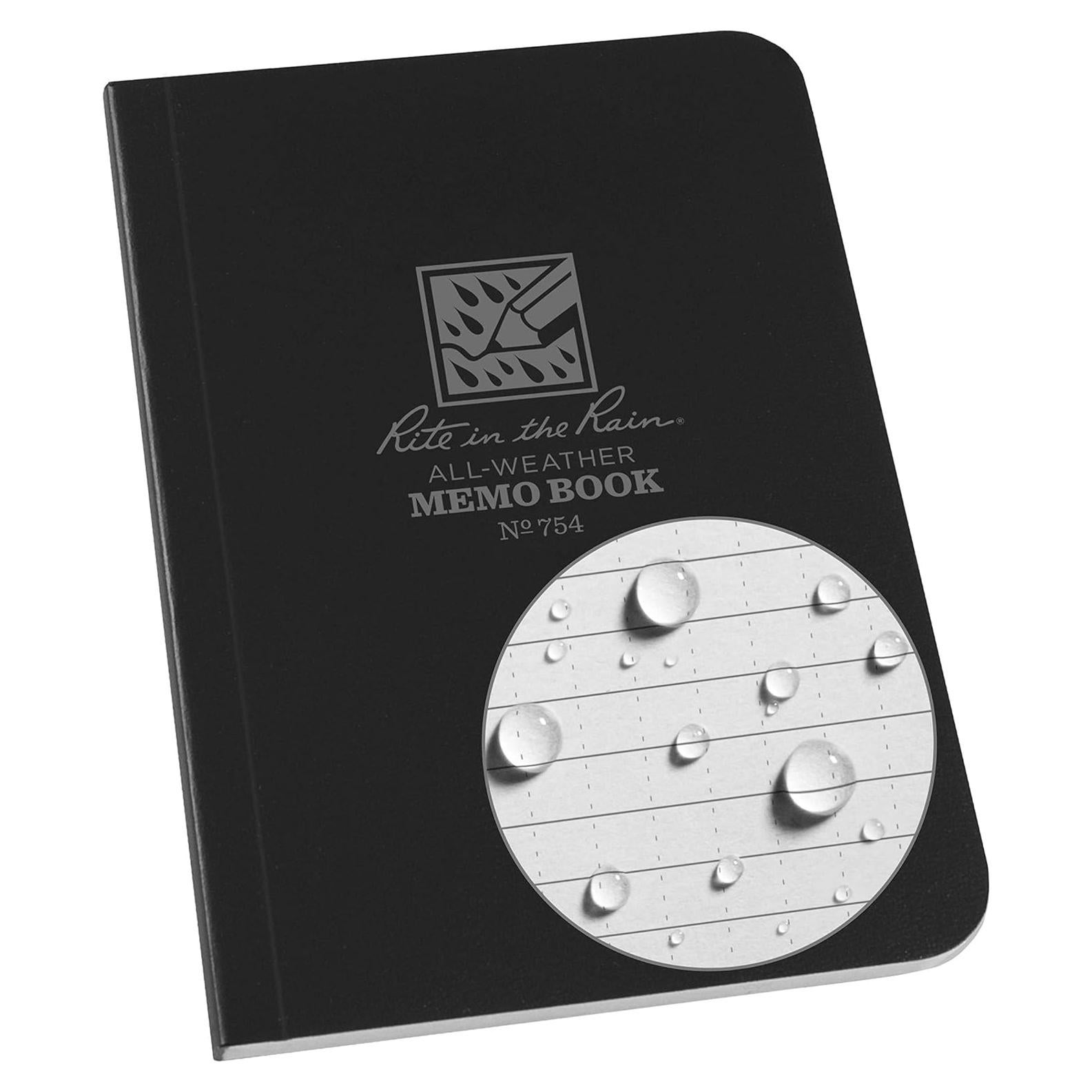 Cuaderno Impermeable Rite in the Rain 754 Negro 8.9x12.7 cm
