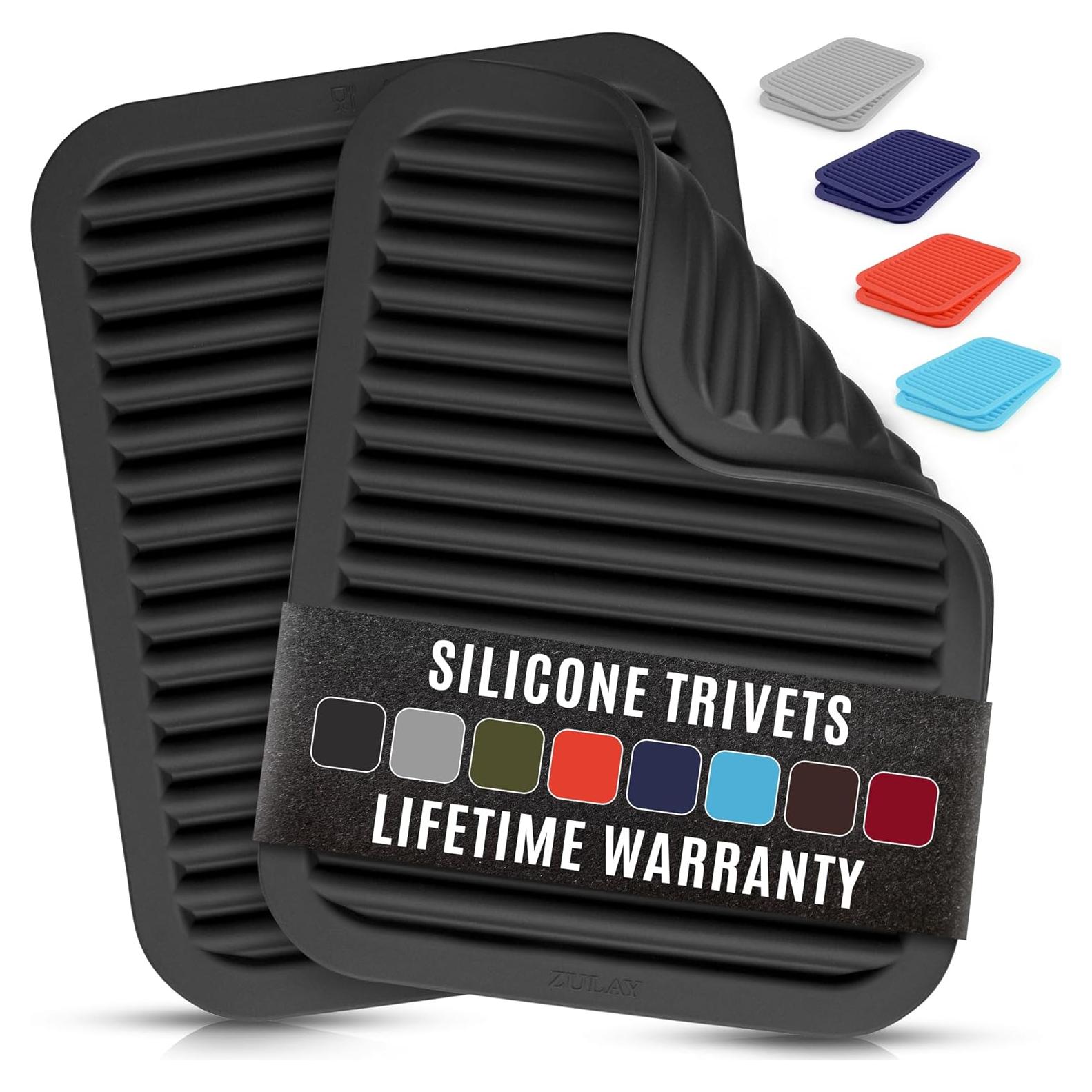 Alfombrillas de Silicona Zulay 2 Piezas Antideslizantes 30.5x22.9cm