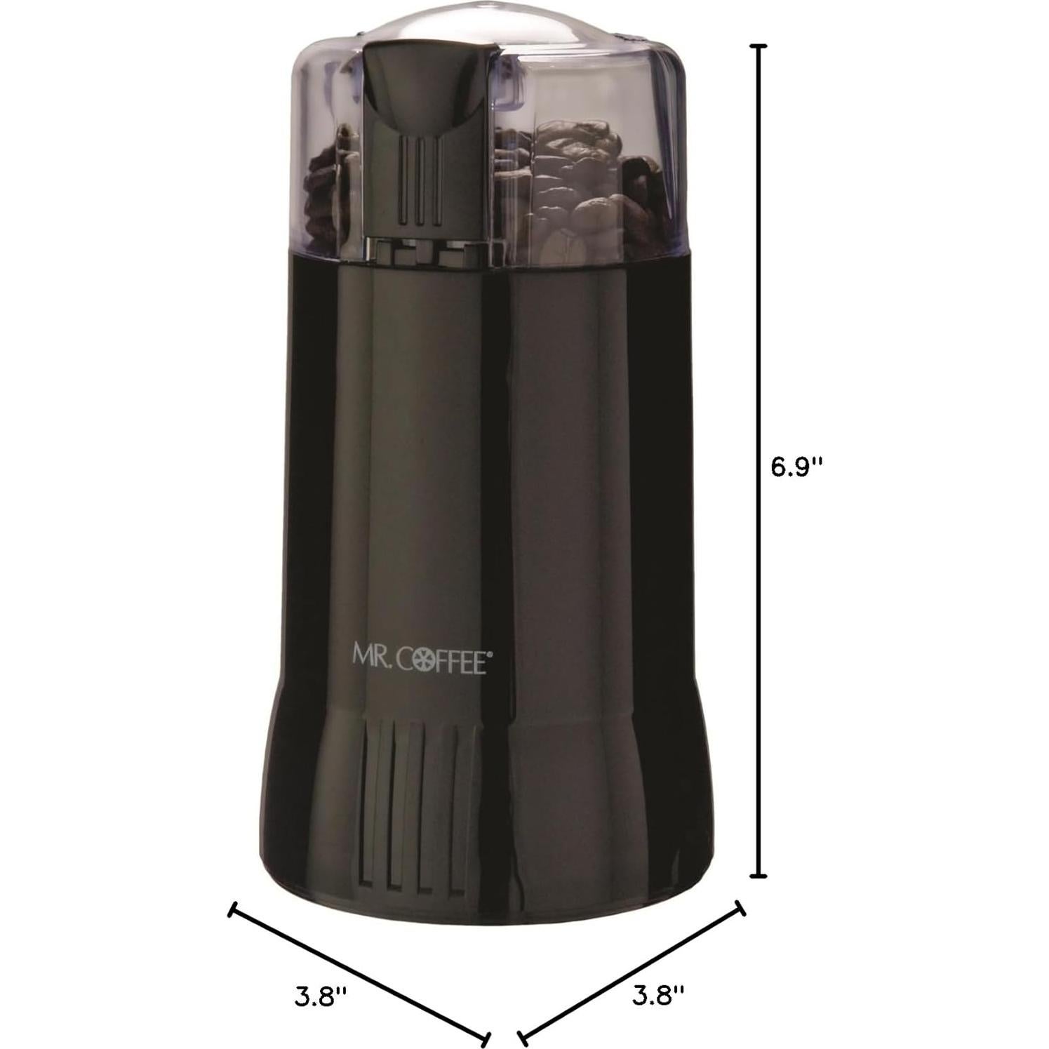 Molinillo de Café Eléctrico Mr. Coffee 12 Tazas Negro