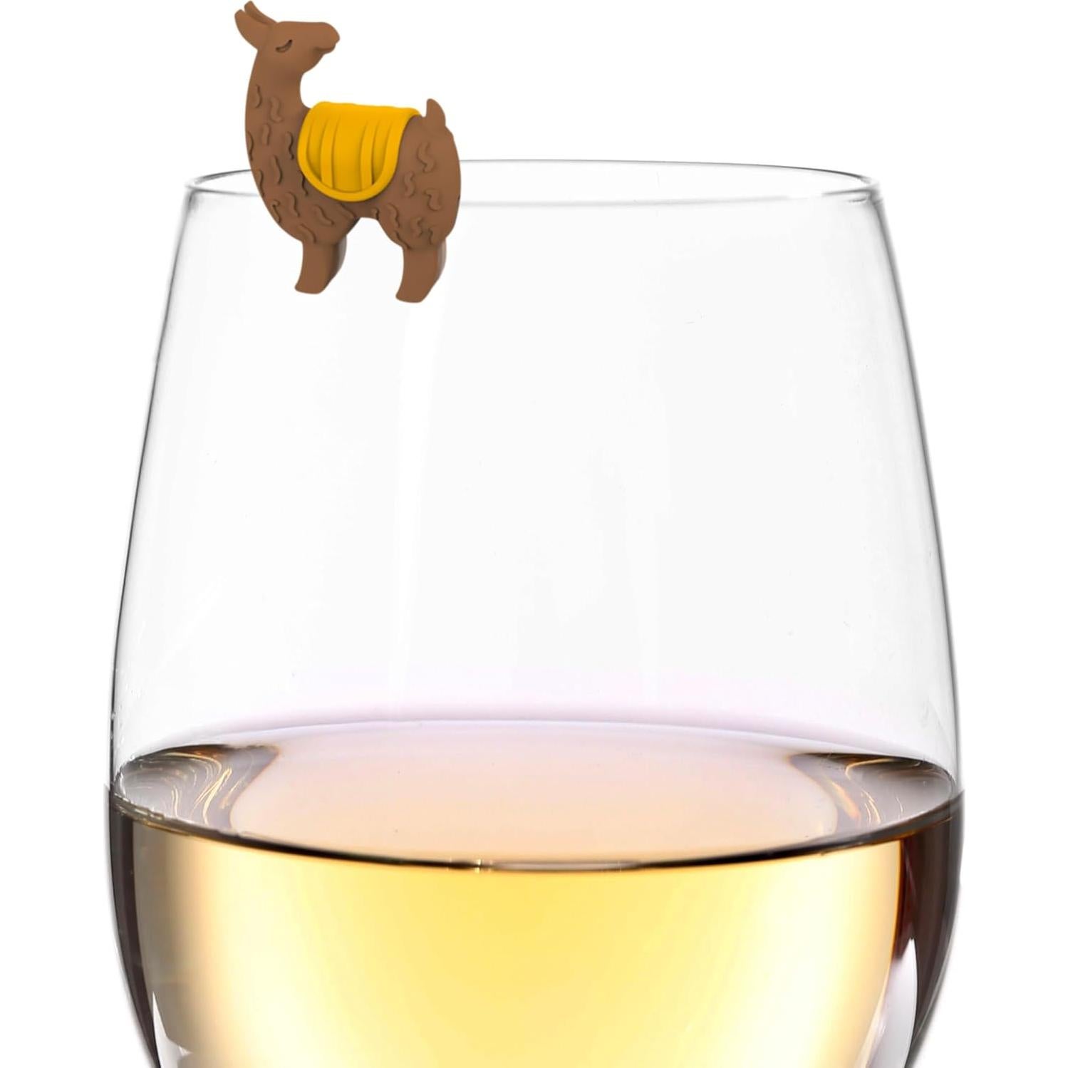 Marcadores de Bebida Llama Tiny Prancers Genuine Fred - Set de 6