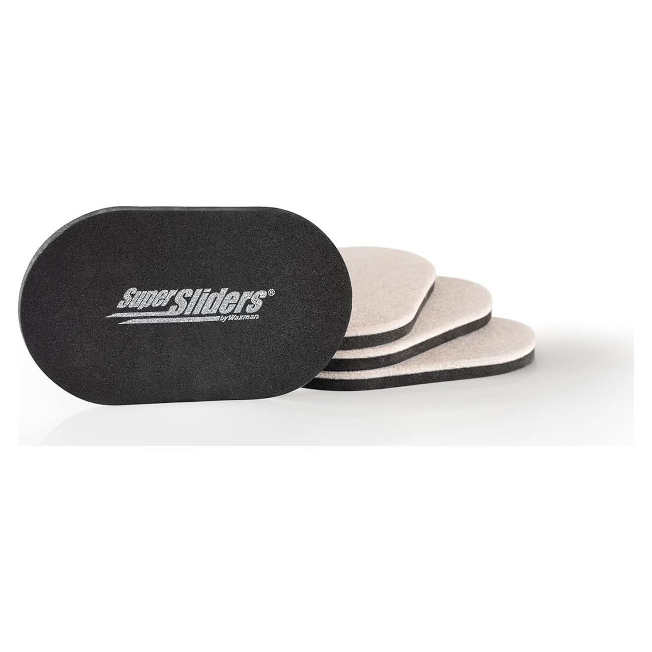 Deslizadores de Muebles Reutilizables Waxman 3.5x15 cm Beige (4 Pzs)