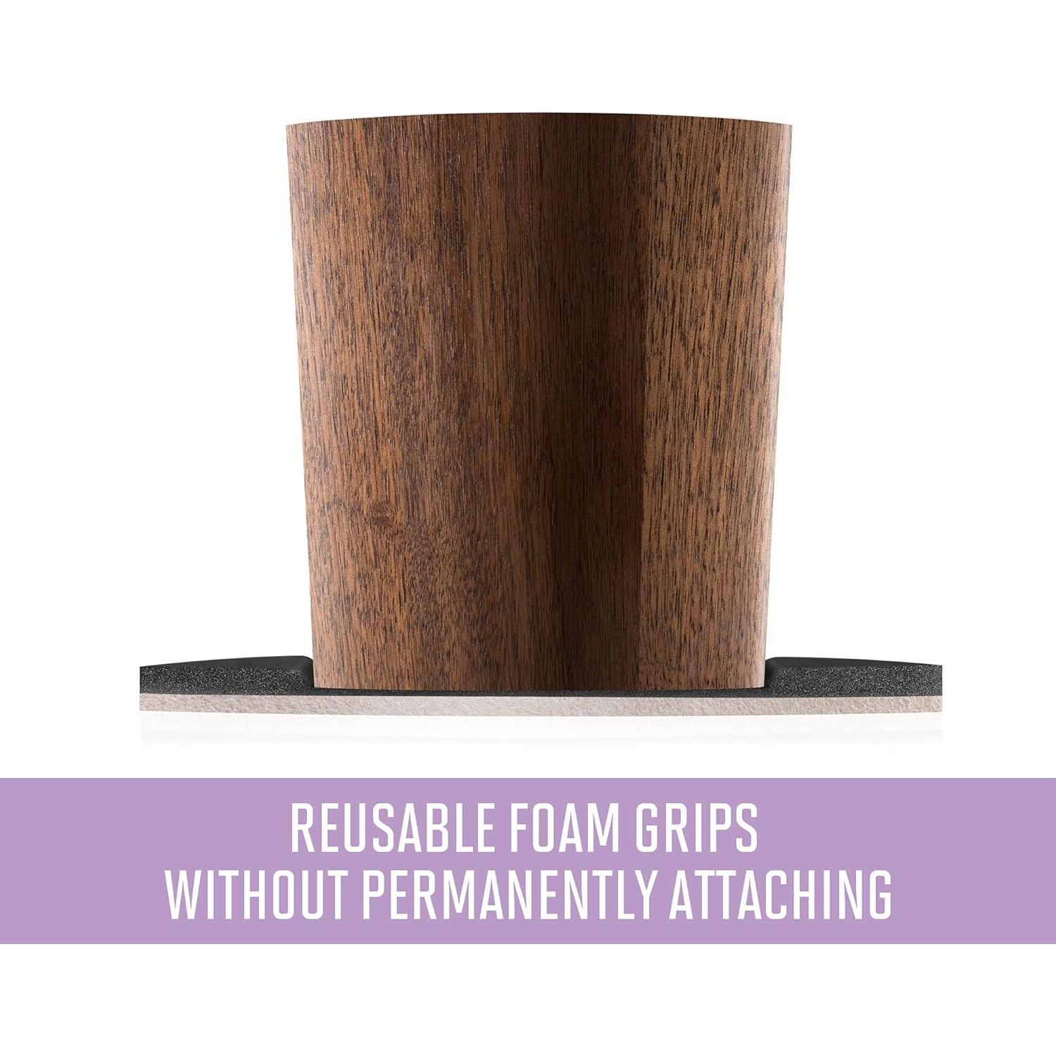 Deslizadores de Muebles Reutilizables Waxman 3.5x15 cm Beige (4 Pzs)