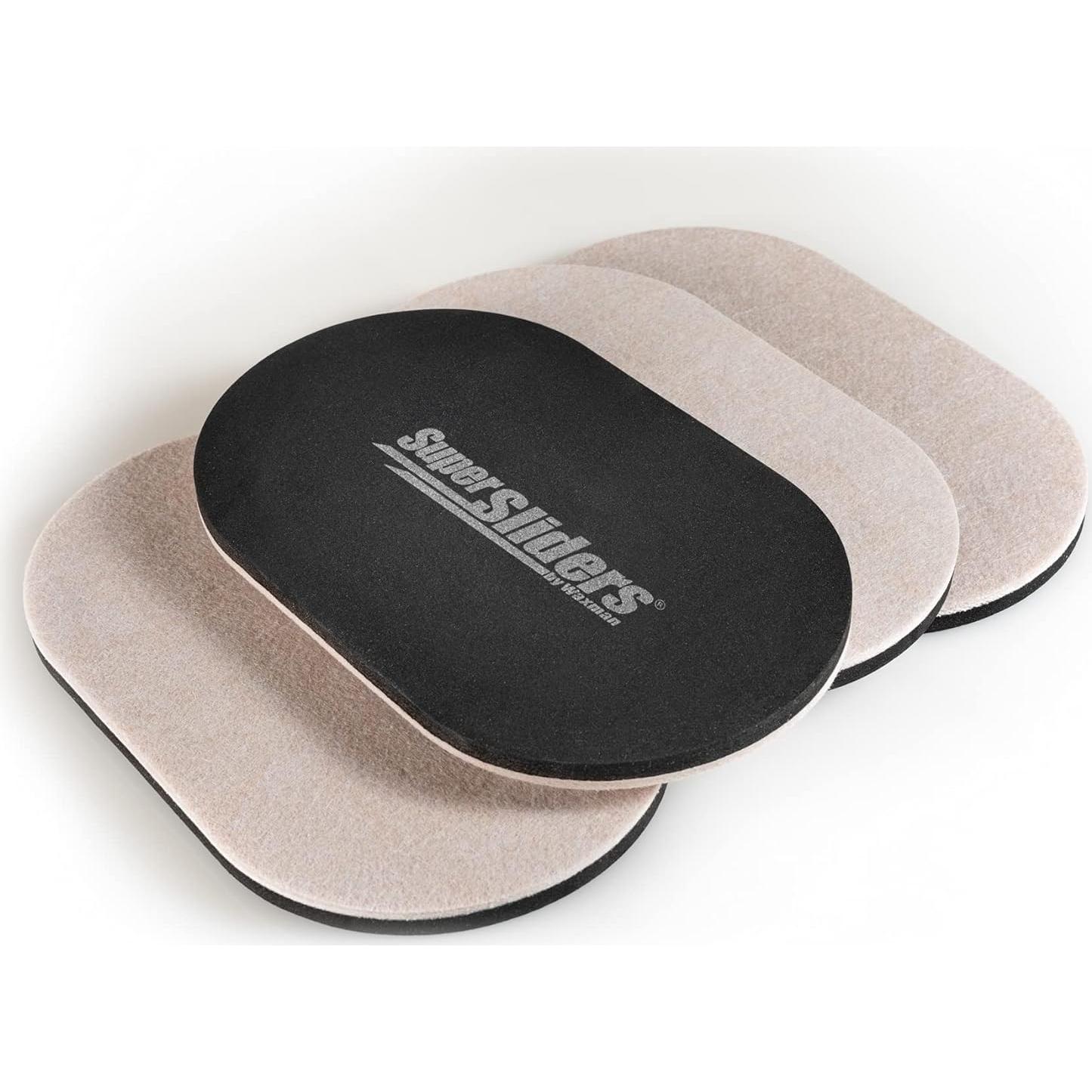 Deslizadores de Muebles Reutilizables Waxman 3.5x15 cm Beige (4 Pzs)