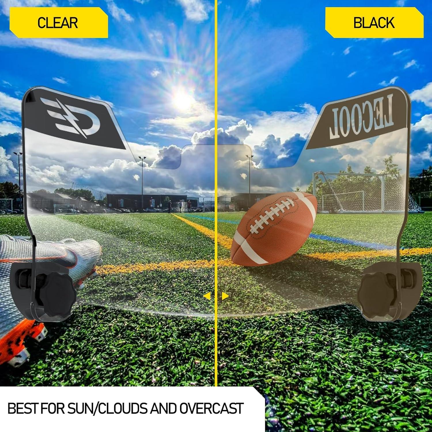 Visera de Fútbol LeCool JP para Casco Juvenil - Anti-Niebla