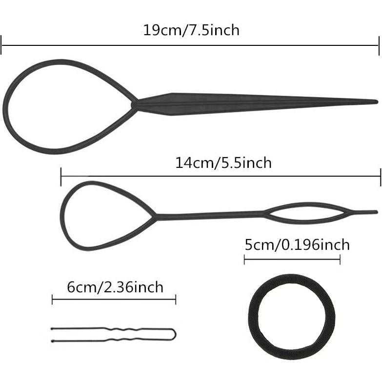 Juego de Accesorios para el Cabello iFlyMars - 10 Piezas Rubias