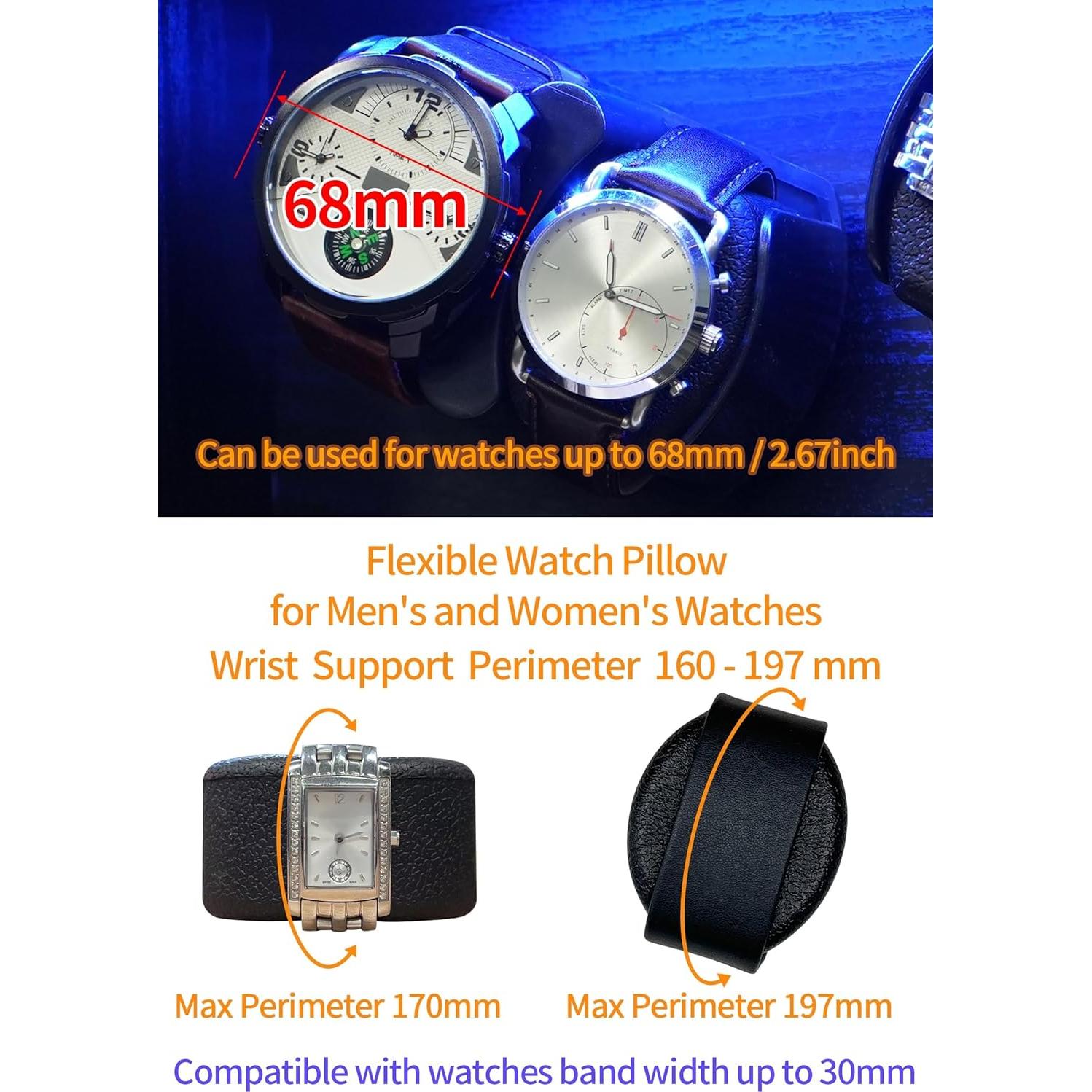 Winder de Reloj ORYX para 4 Relojes Automáticos con Luz LED