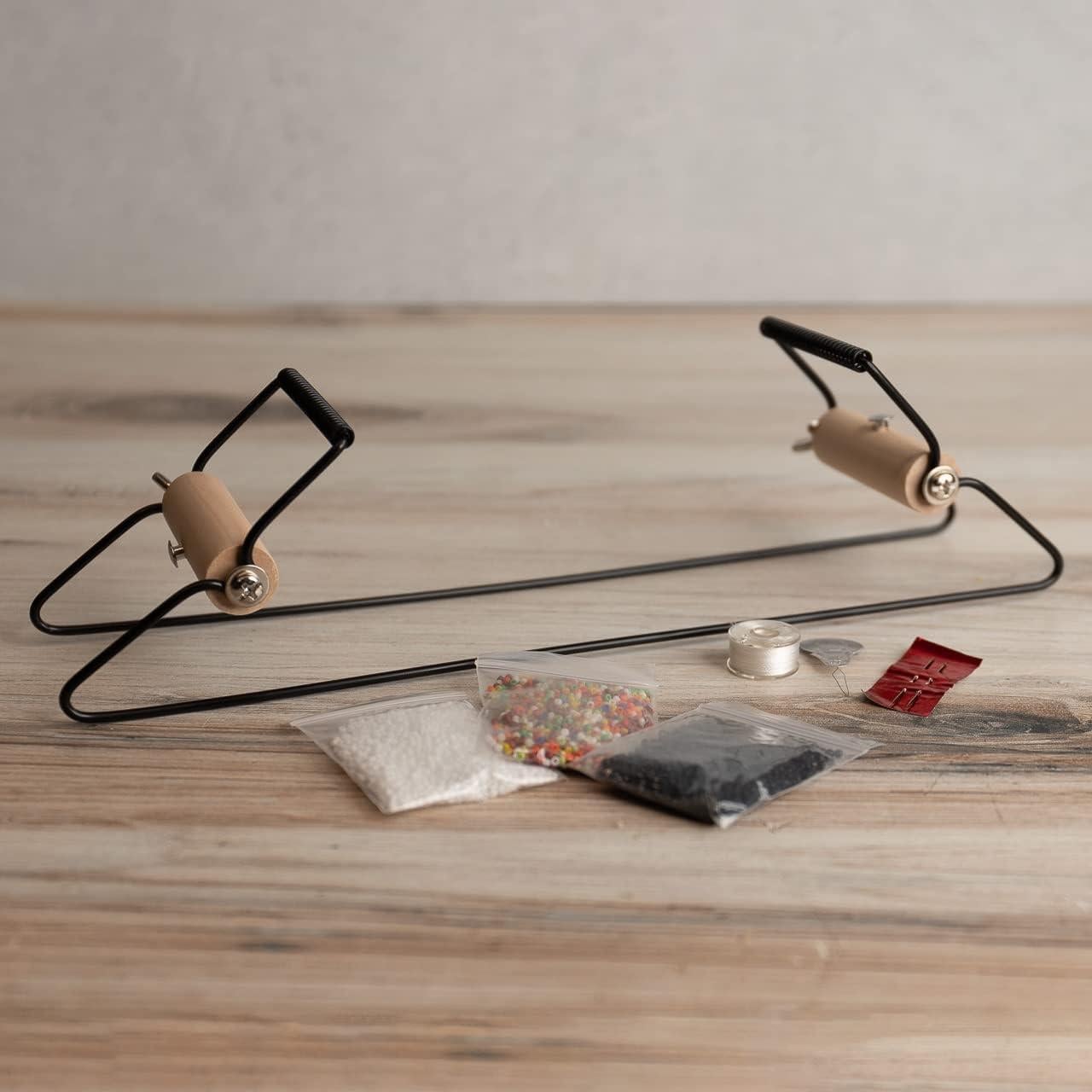 Kit de Telar de Cuentas Craft County | Incluye Hilo, Agujas y Cuentas