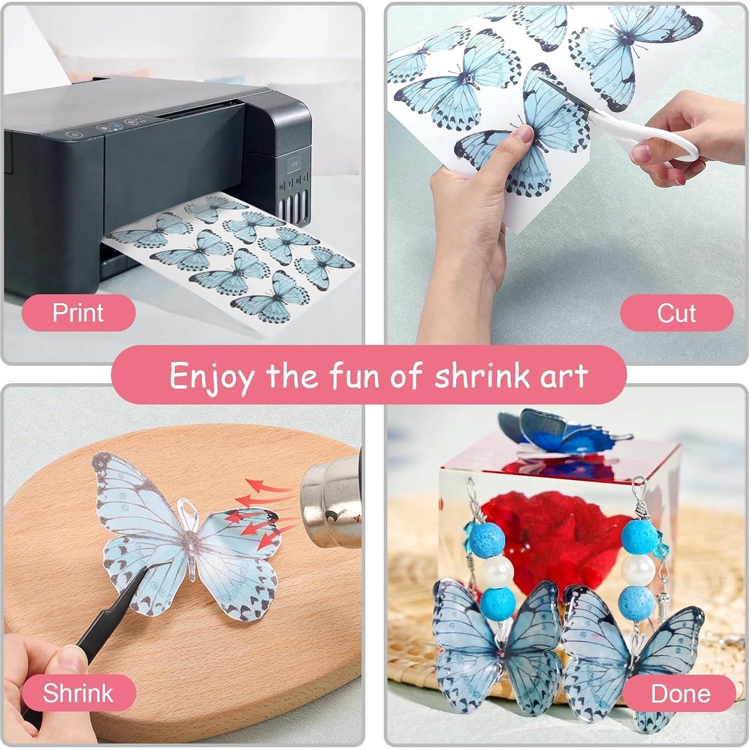 Hojas Retráctiles Imprimibles Auihiay 8PCS 23x30cm Blancas