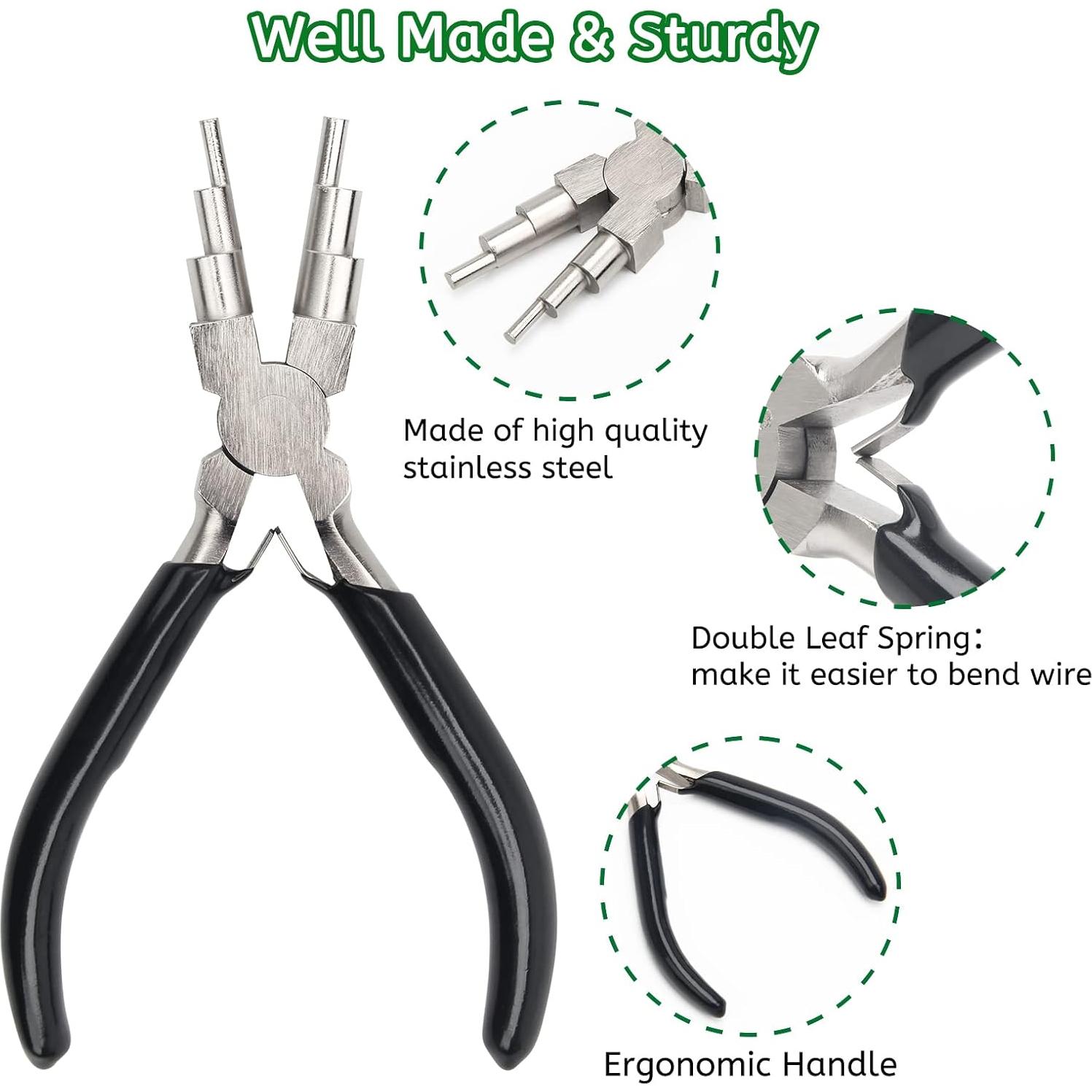 Alicates de Bucle de Alambre Coolrunner 6 en 1 para Joyas