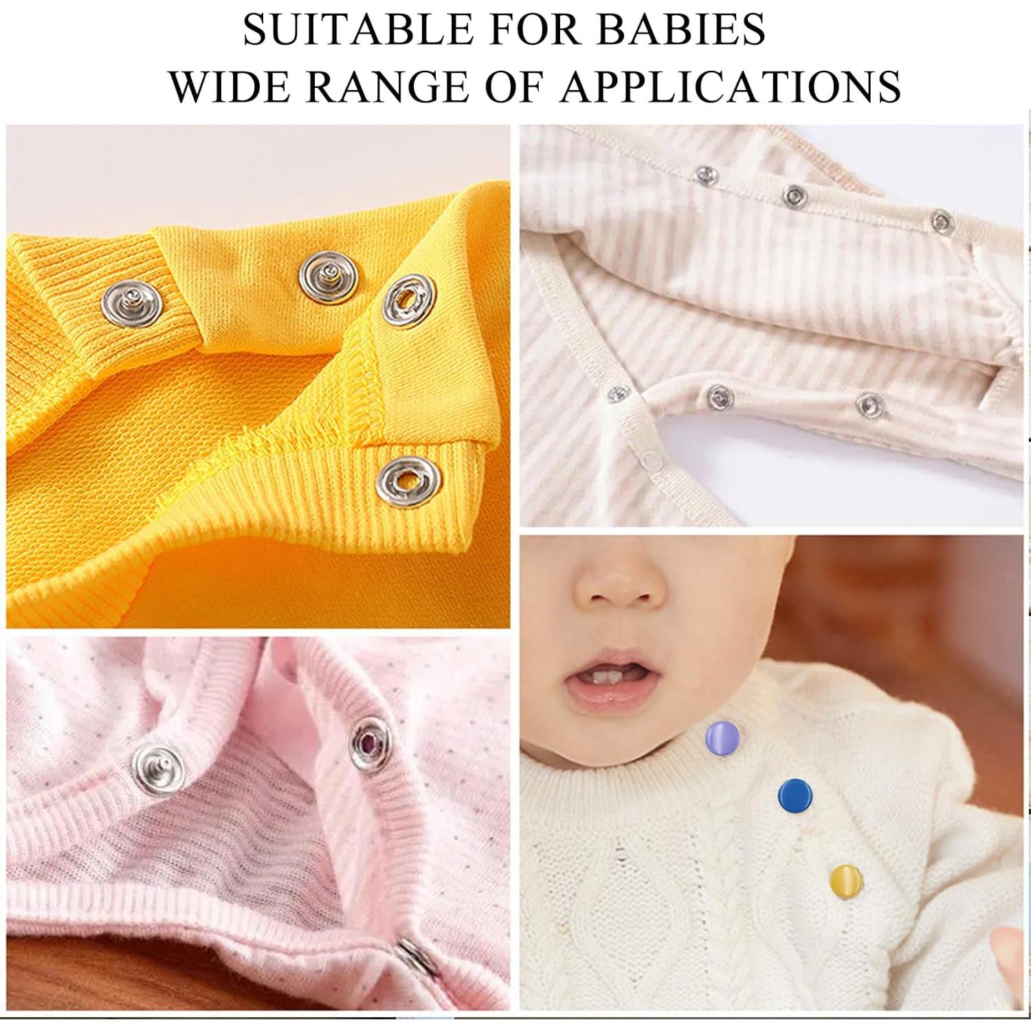 Kit de Botones a Presión GTAAOY 800 Piezas 10 Colores 9.5mm