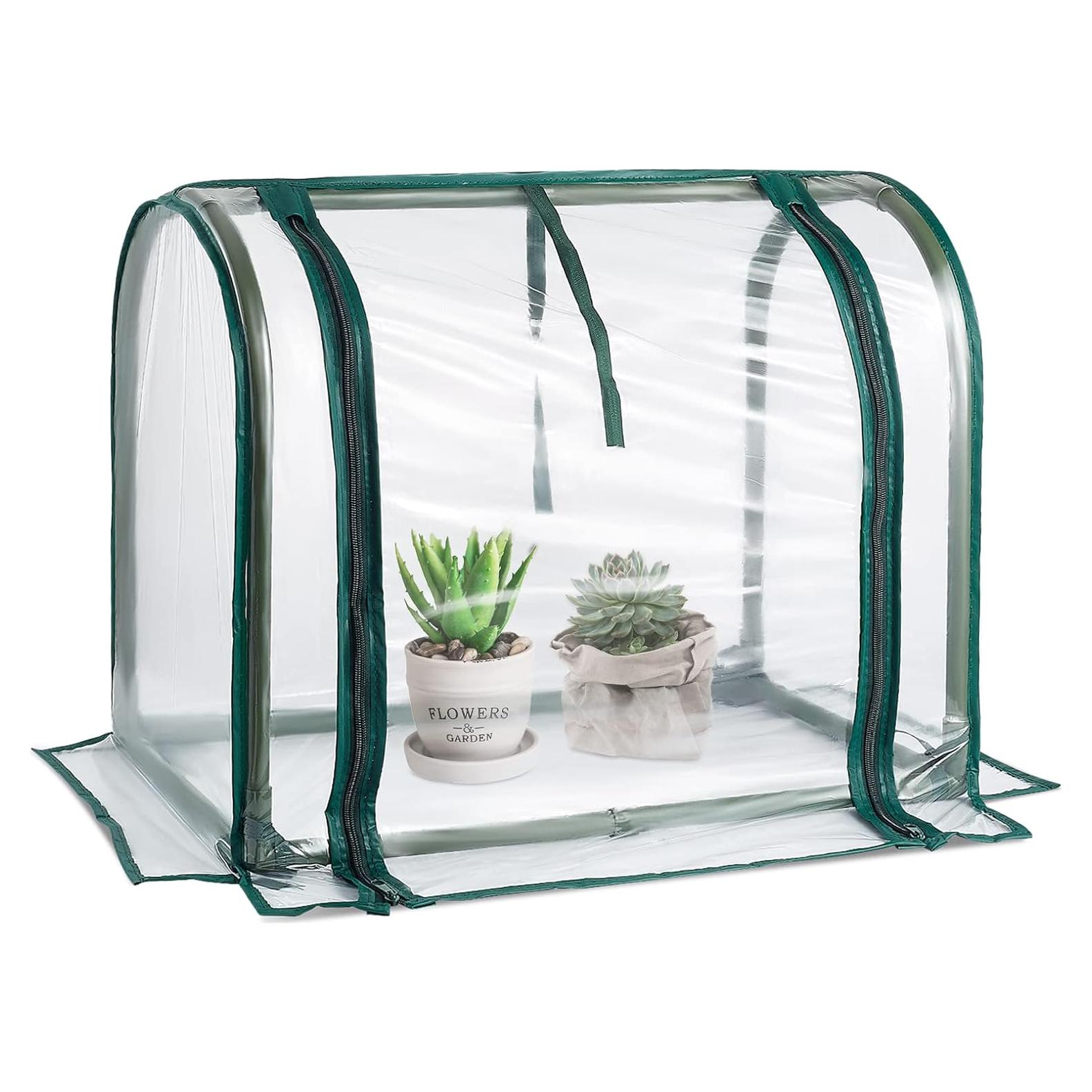 Mini Invernadero de Mesa SUMGROW 58.4x30.5x42 cm PVC Transparente