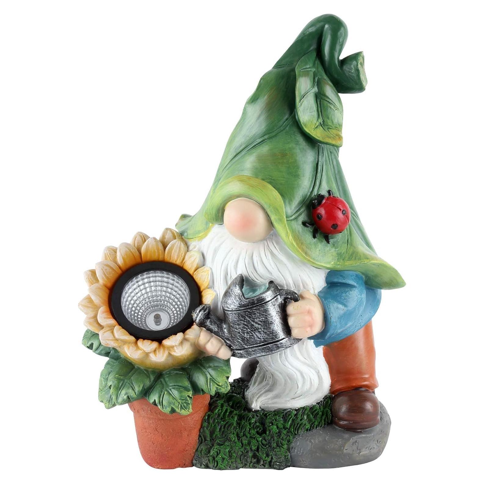 Regadera de Jardín Solar GoGnome 30 cm con Luces LED