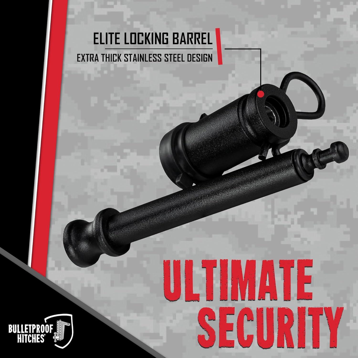 Pasador de bloqueo para enganche de remolque BulletProof 5/8"