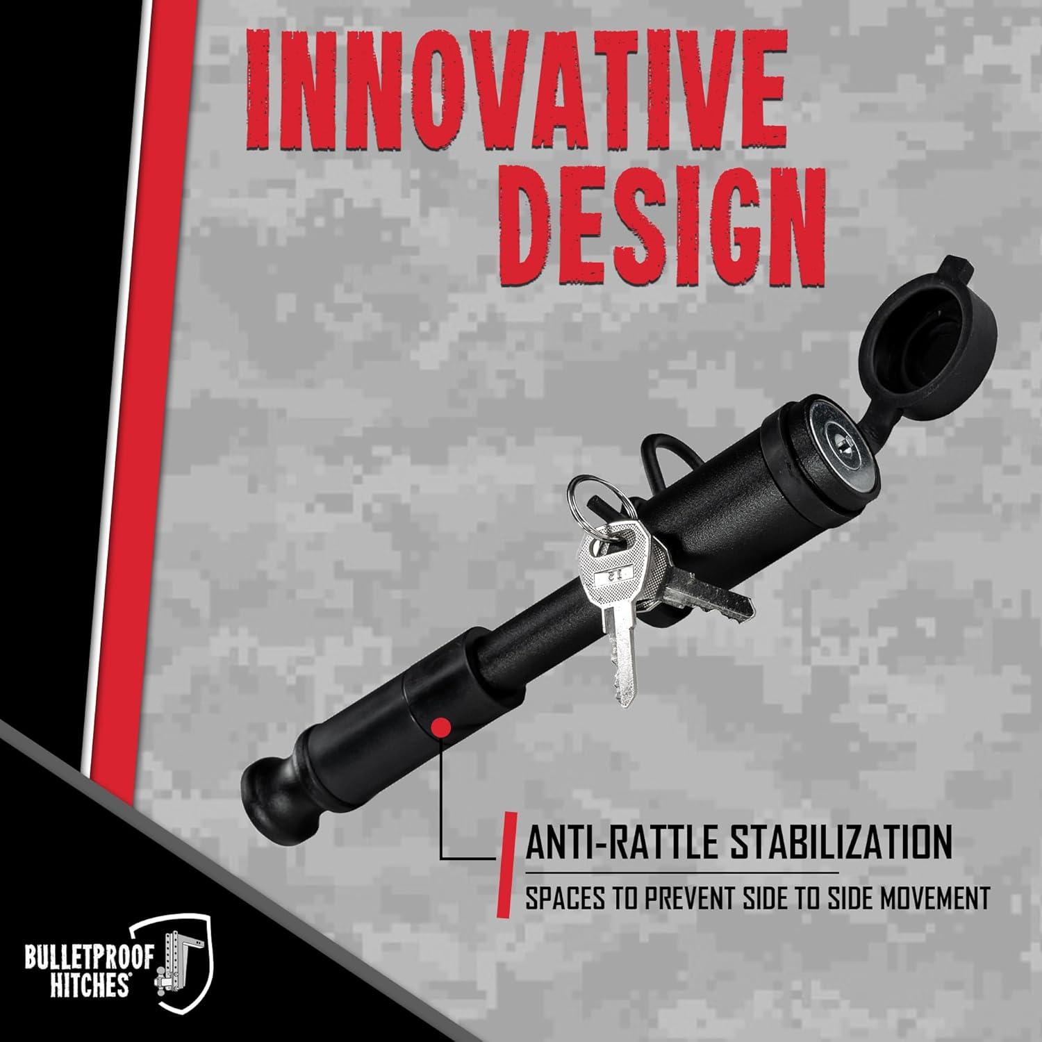 Pasador de bloqueo para enganche de remolque BulletProof 5/8"