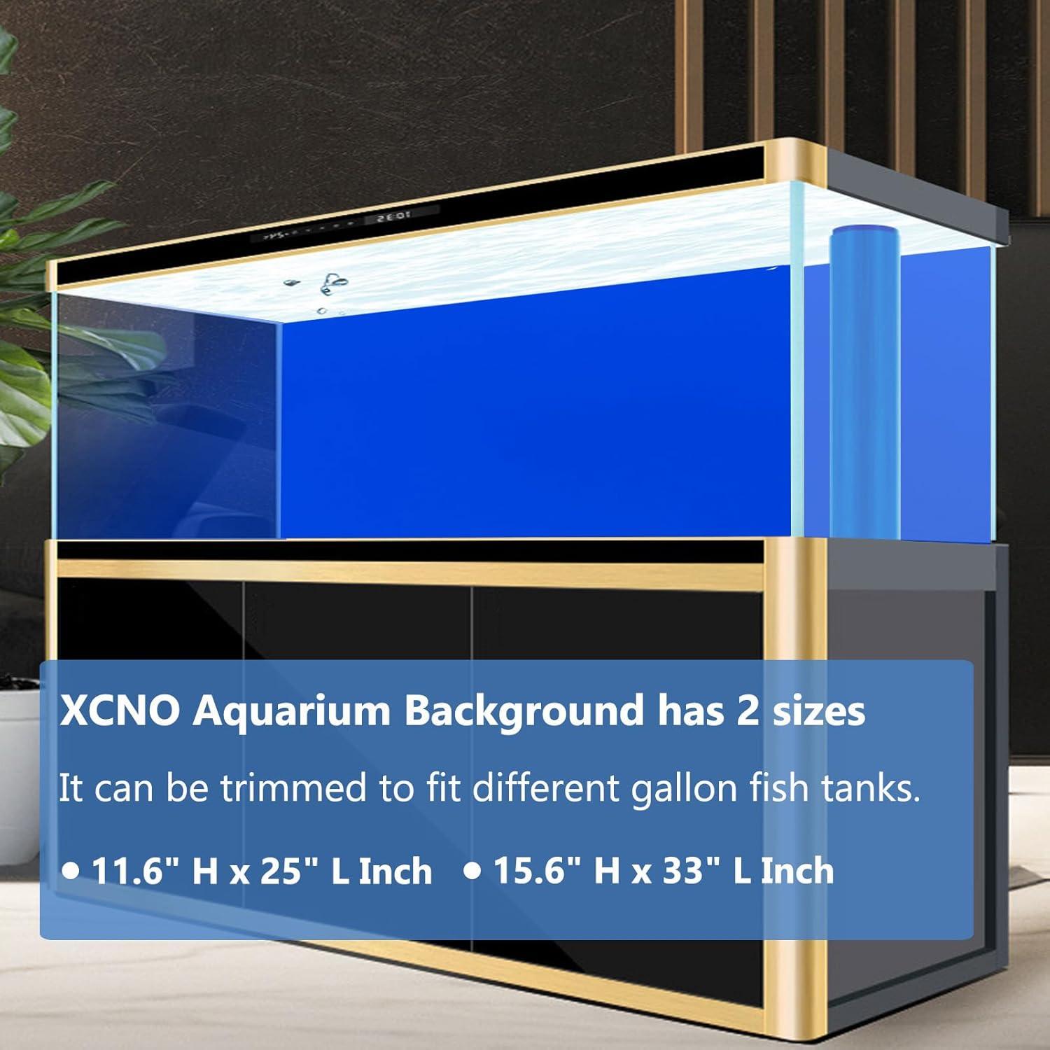 Fondo de Acuario Doble Cara XCNO 29.5x63.5cm Azul Negro