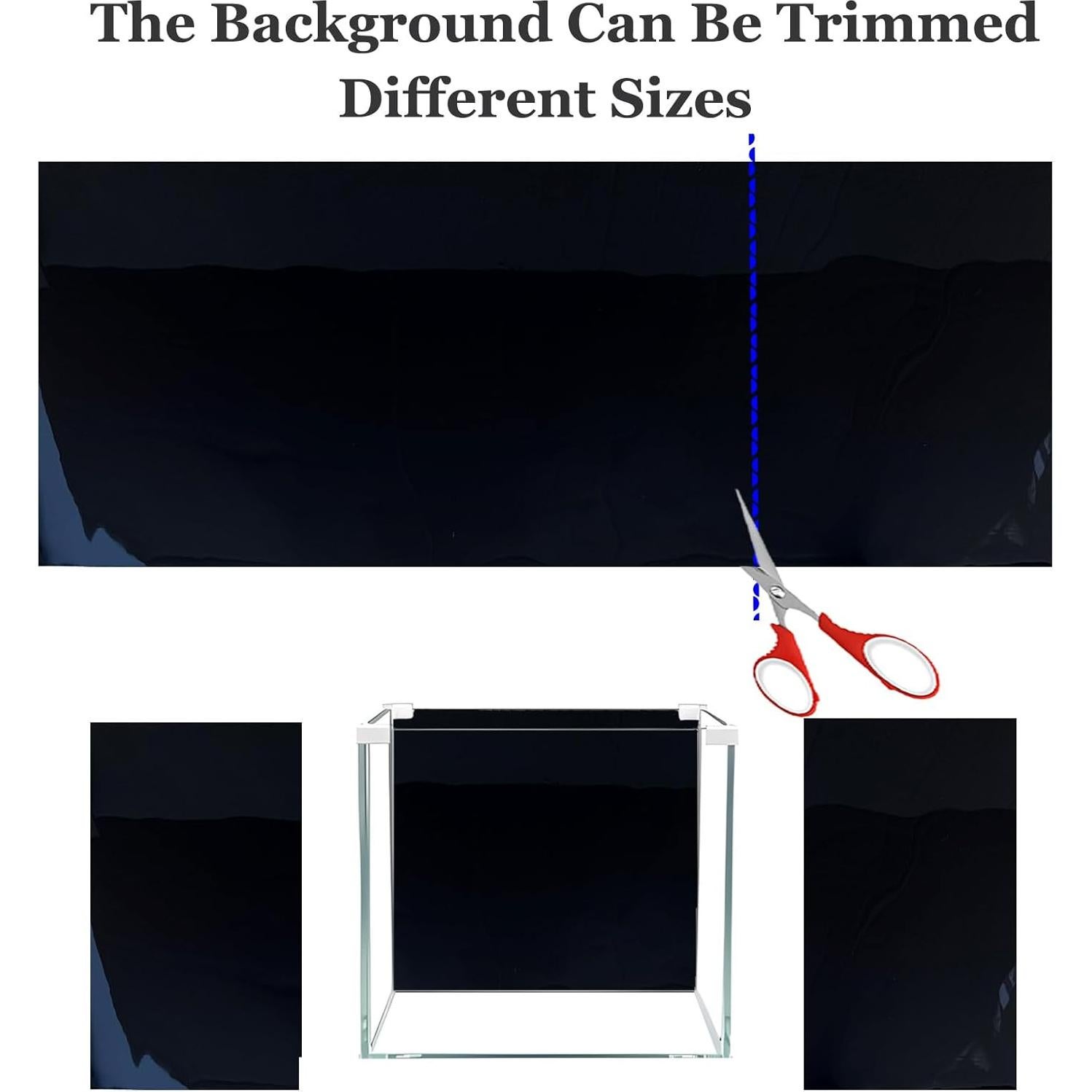 Fondo de Acuario Doble Cara XCNO 29.5x63.5cm Azul Negro