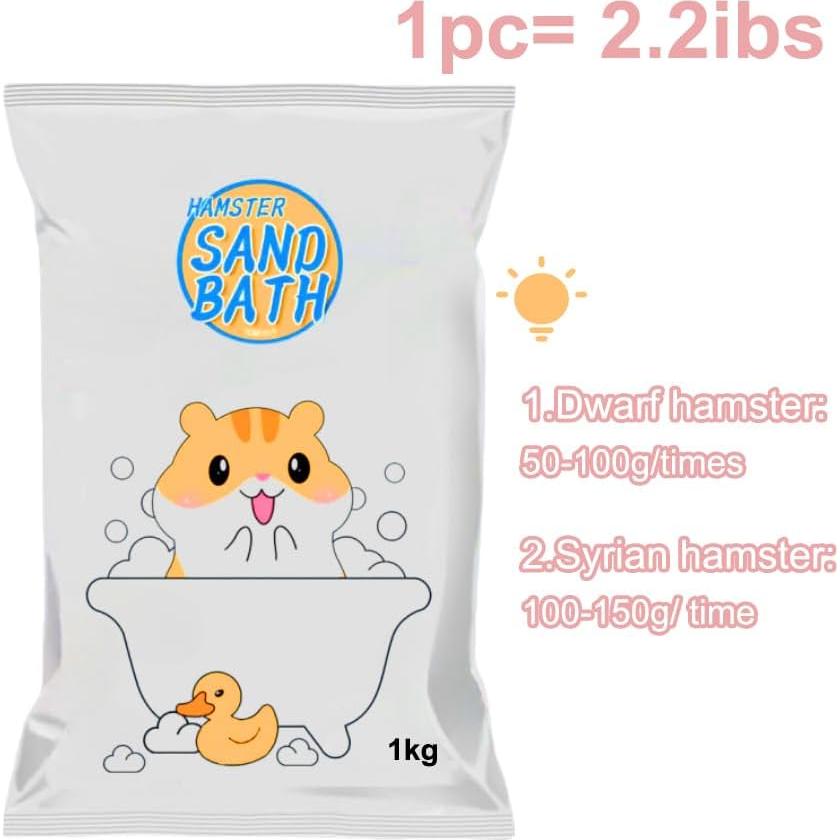 Arena de Baño Meow&Woof 1 kg para Hámsters y Chinchillas