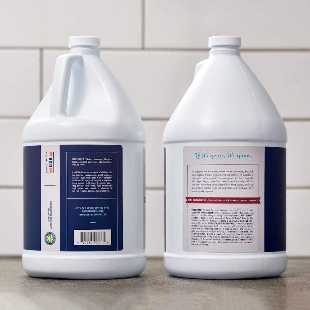 Limpiador Enzimático Rocco & Roxie 3.78L para Manchas de Mascotas