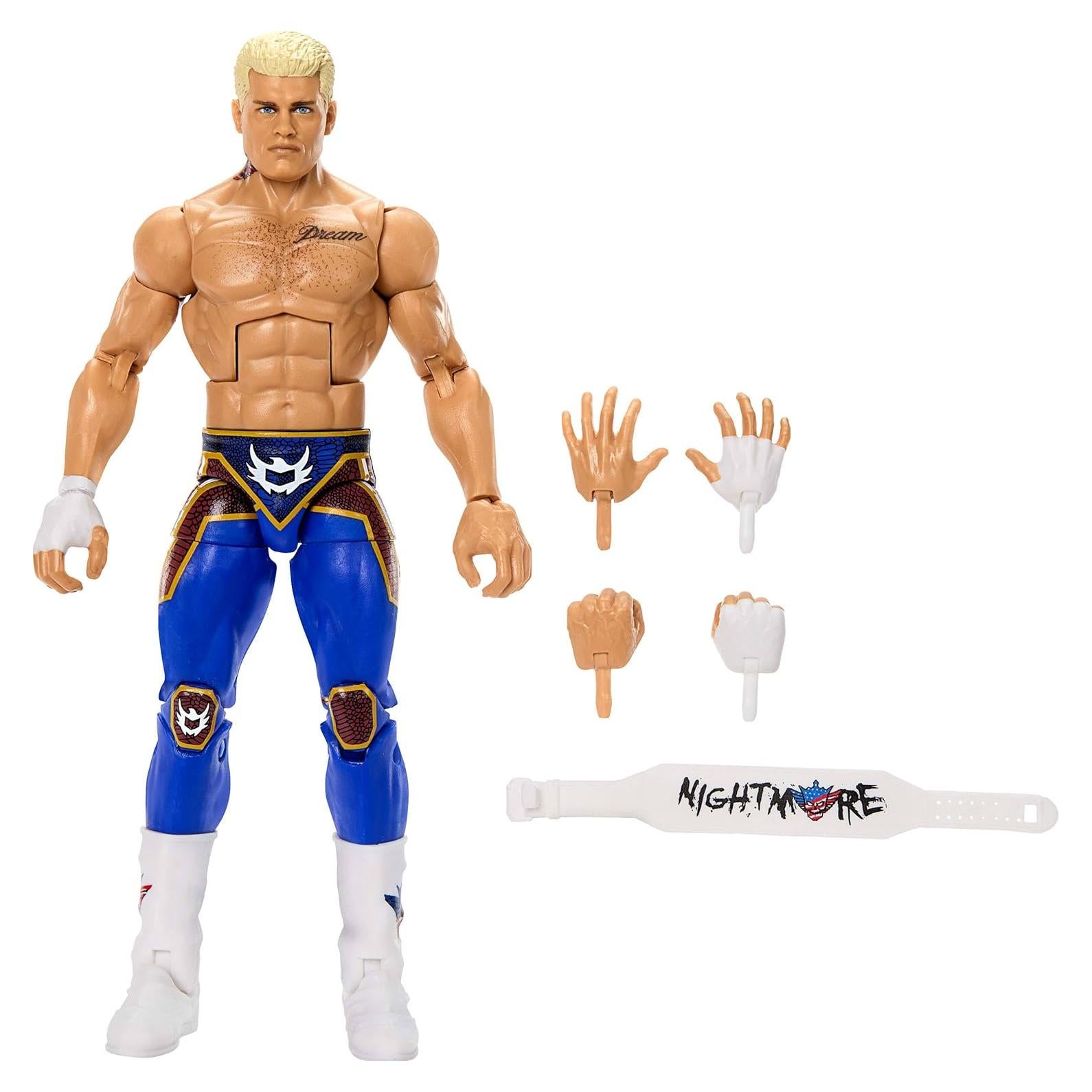 Figura de Acción Mattel WWE Elite Cody Rhodes 15 cm con Accesorios