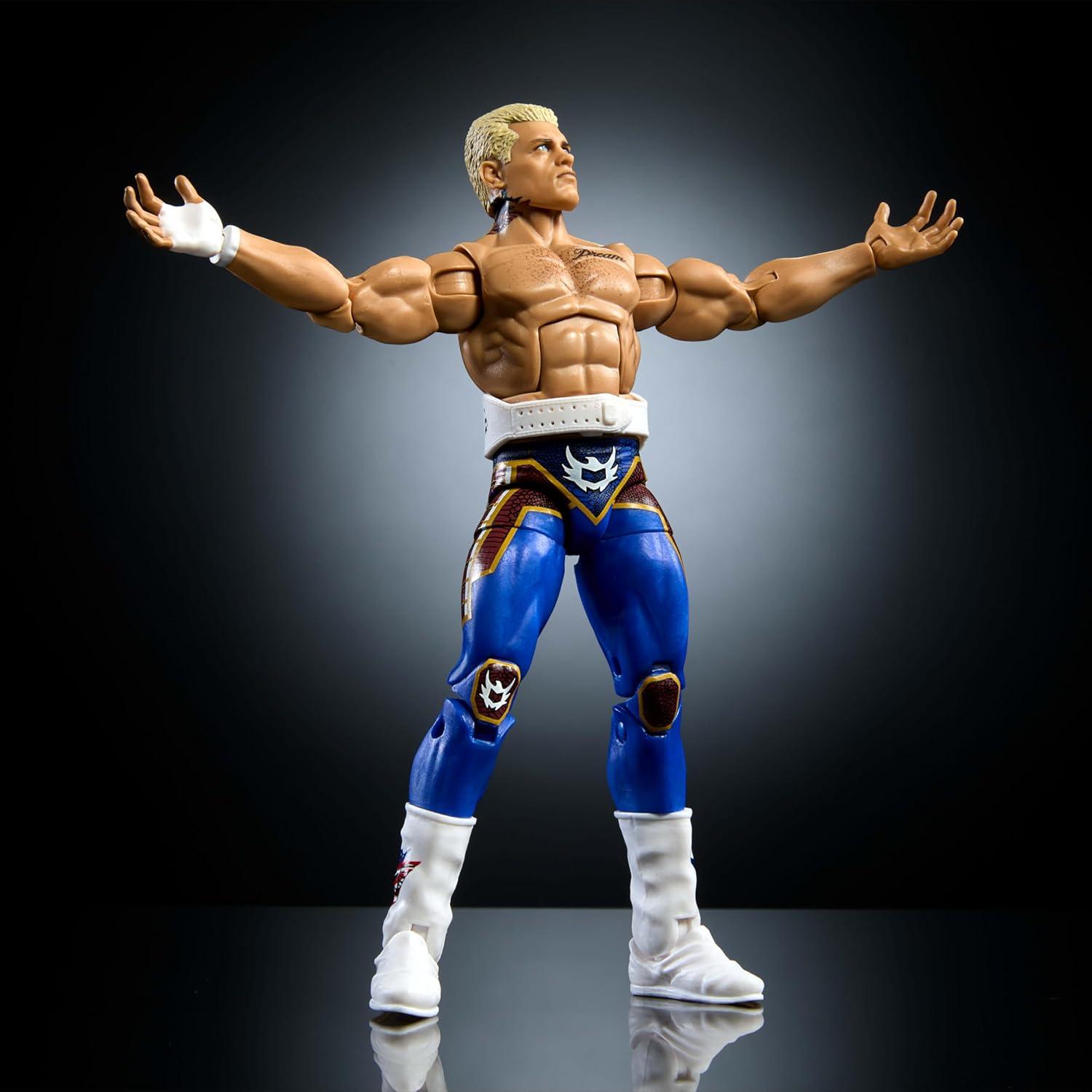 Figura de Acción Mattel WWE Elite Cody Rhodes 15 cm con Accesorios