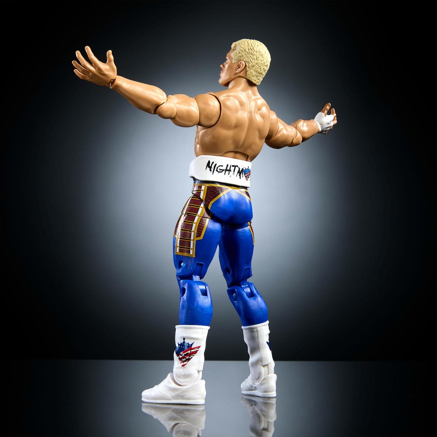 Figura de Acción Mattel WWE Elite Cody Rhodes 15 cm con Accesorios