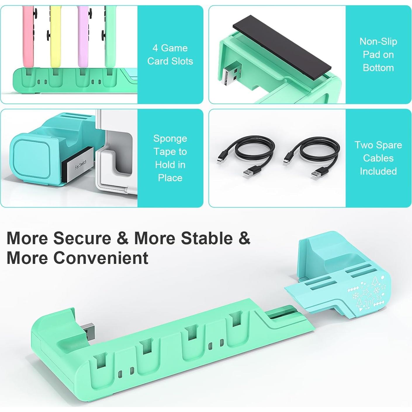 Dock de Carga para Controlador Switch MLIFEMFUL Animal Crossing